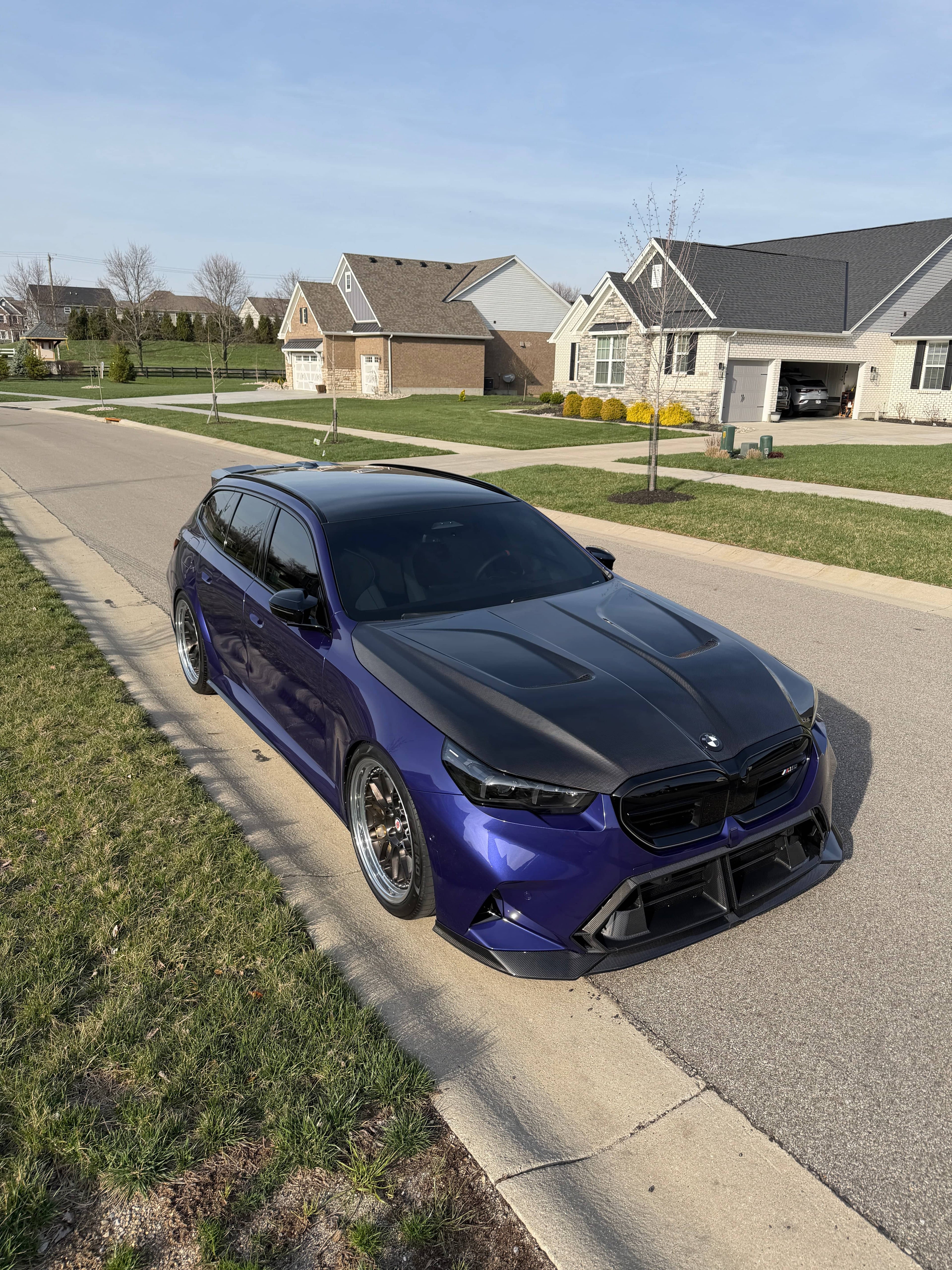 Kies-Motorsports NWCarbon Haus G90/G99 M5 SQ Style Dry Carbon Fiber Vented Hood