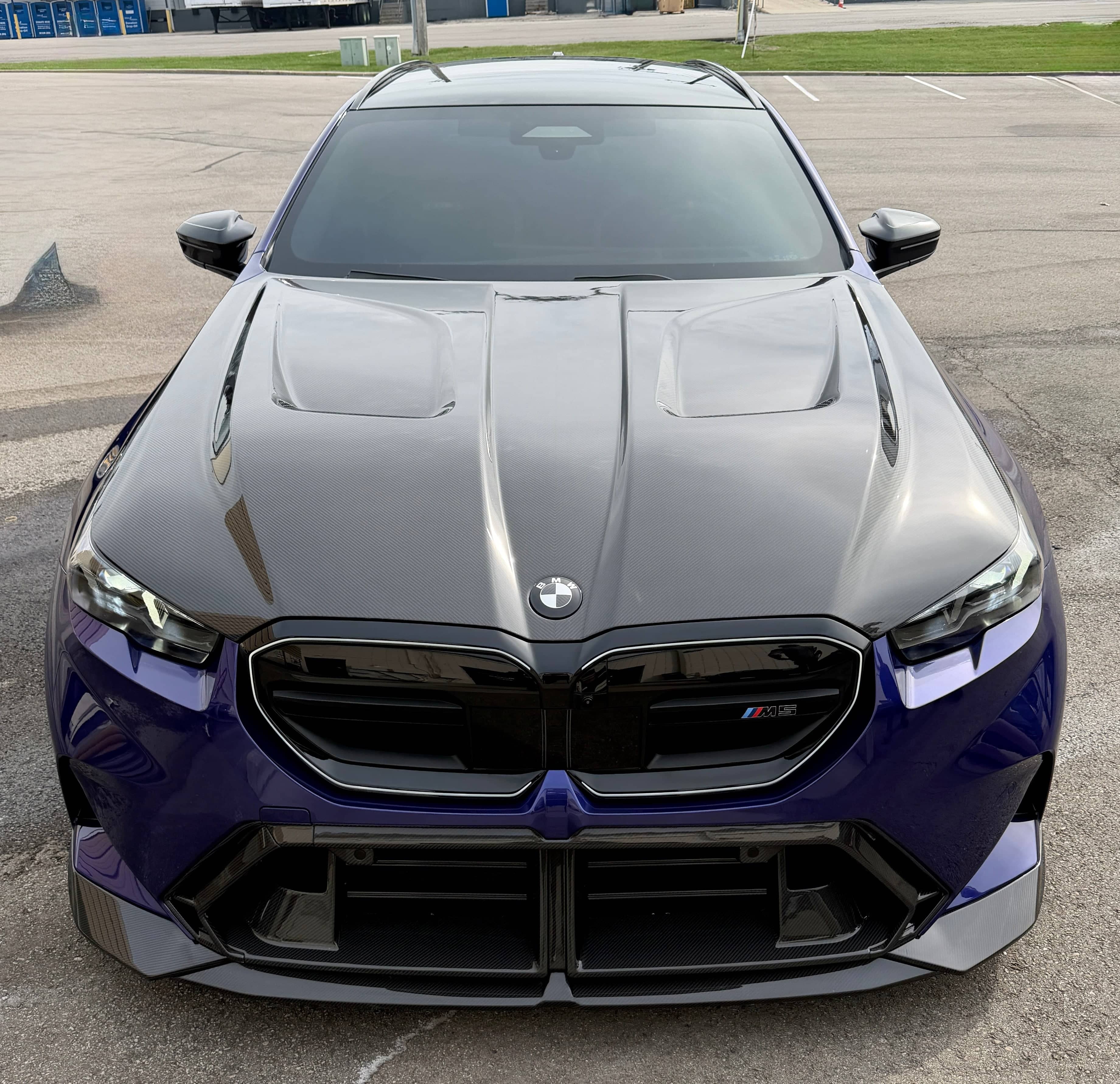 Kies-Motorsports NWCarbon Haus G90/G99 M5 SQ Style Dry Carbon Fiber Vented Hood