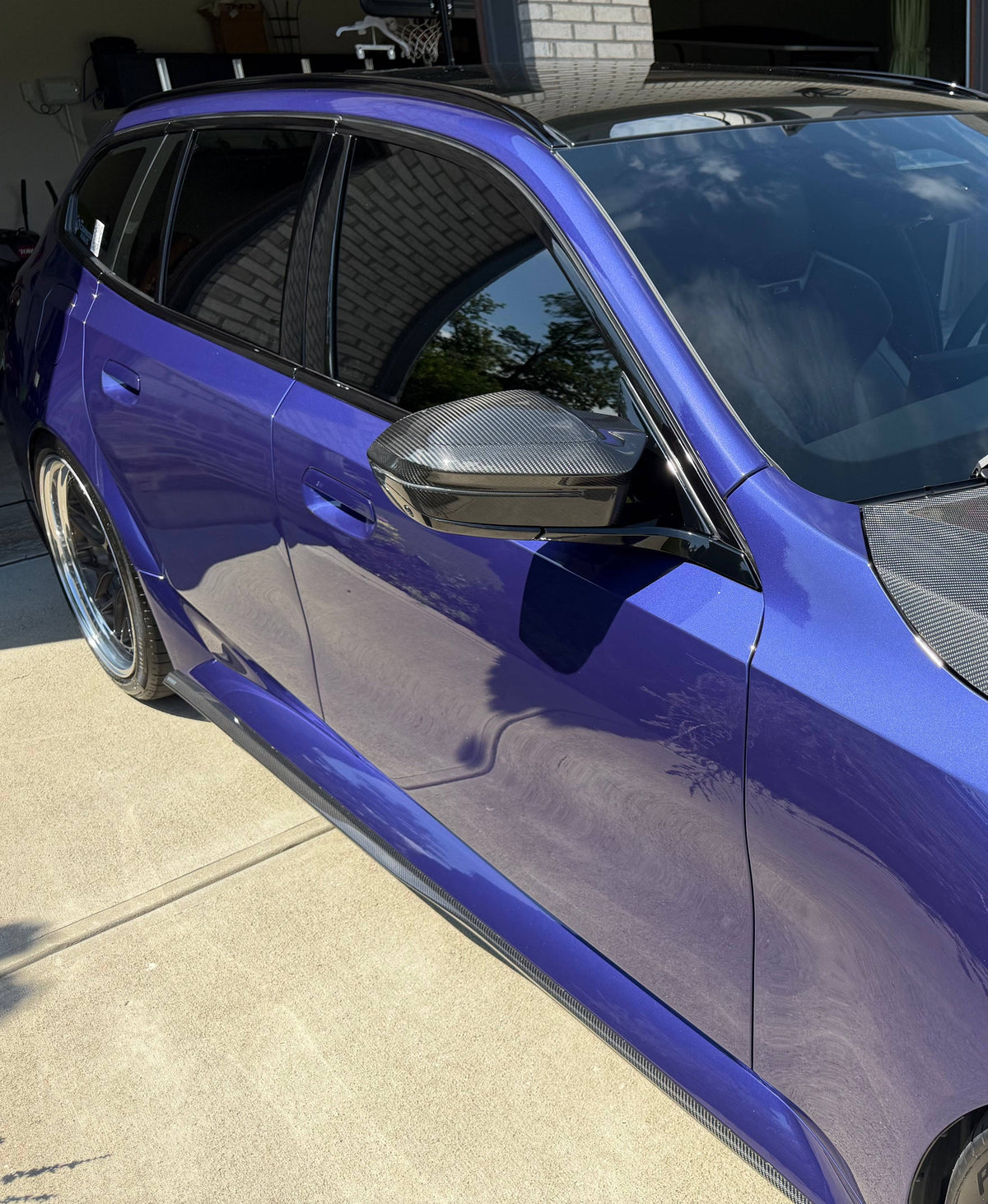 Kies-Motorsports NWCarbon Haus G90/G99 M5 Style Dry carbon Fiber Mirror Covers