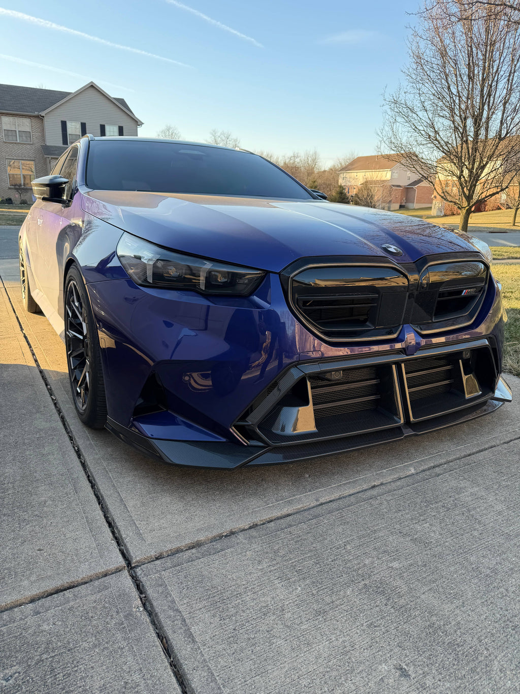 Kies-Motorsports NWCarbon Haus G90/G99 OEM Style Aluminum Front Center Mesh Grill