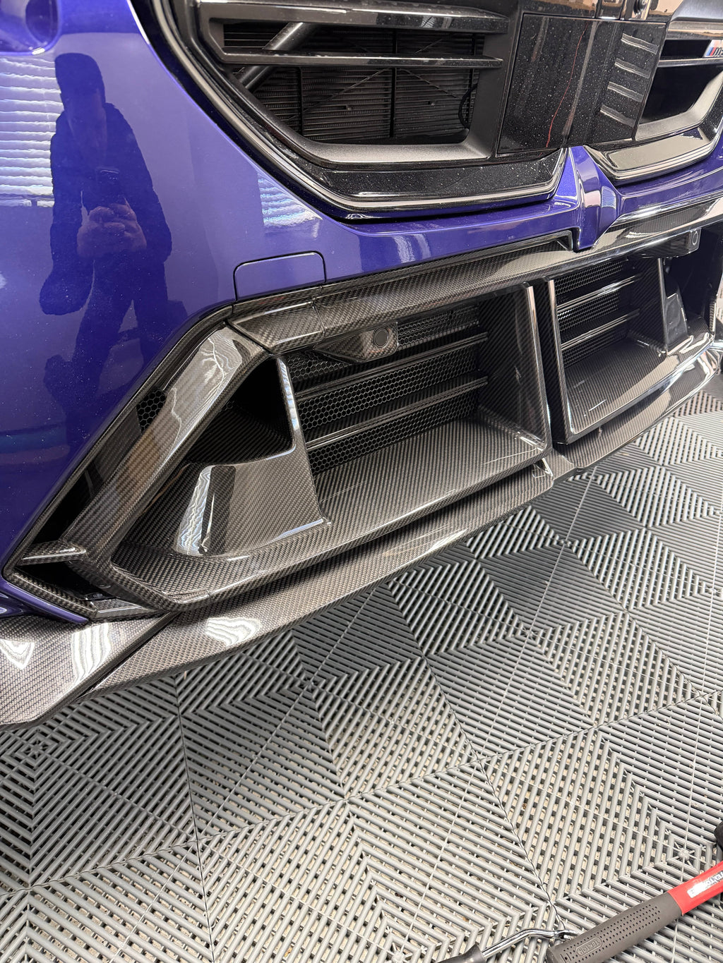 Kies-Motorsports NWCarbon Haus G90/G99 OEM Style Aluminum Front Center Mesh Grill