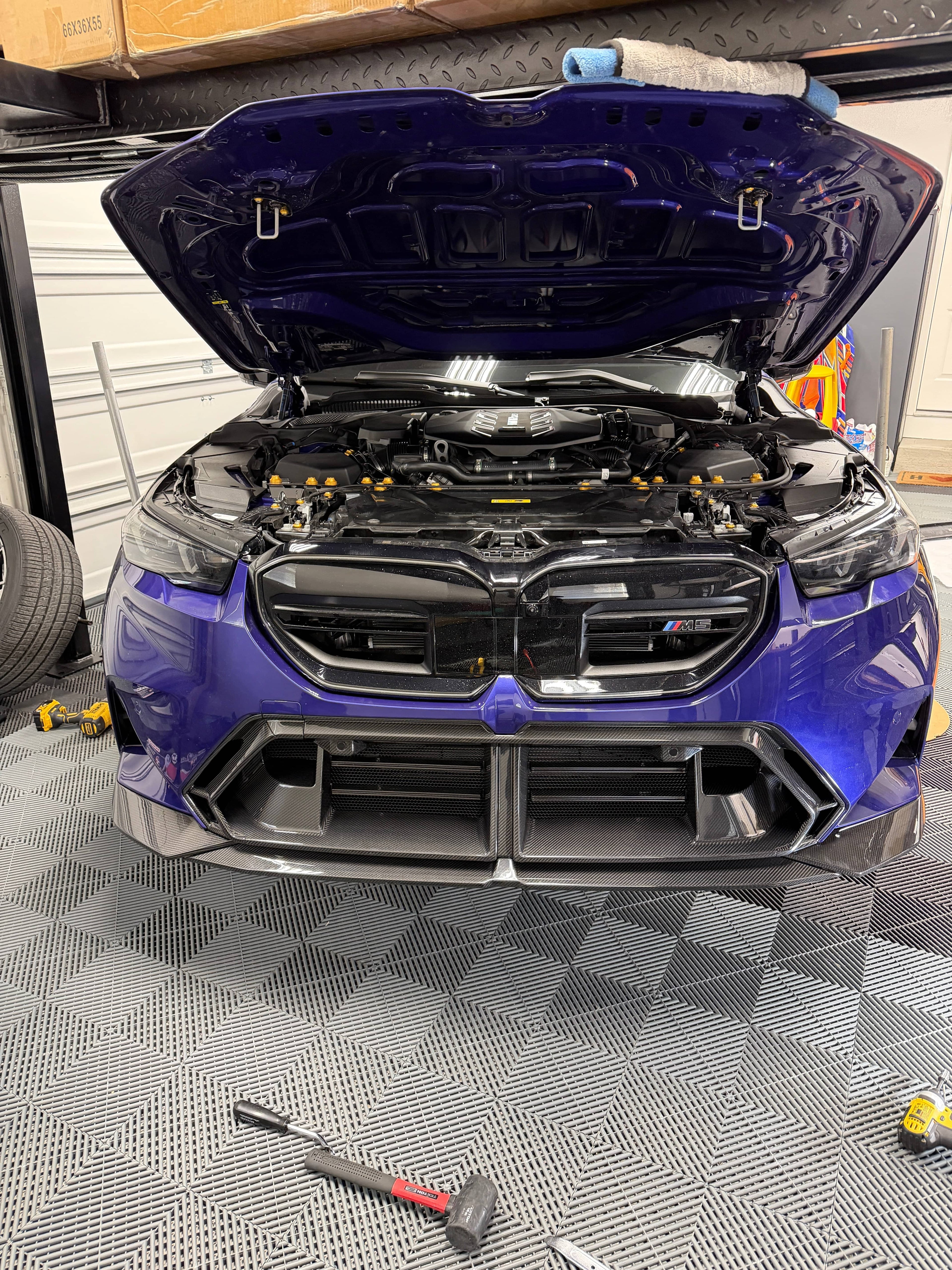 Kies-Motorsports NWCarbon Haus G90/G99 OEM Style Aluminum Front Center Mesh Grill