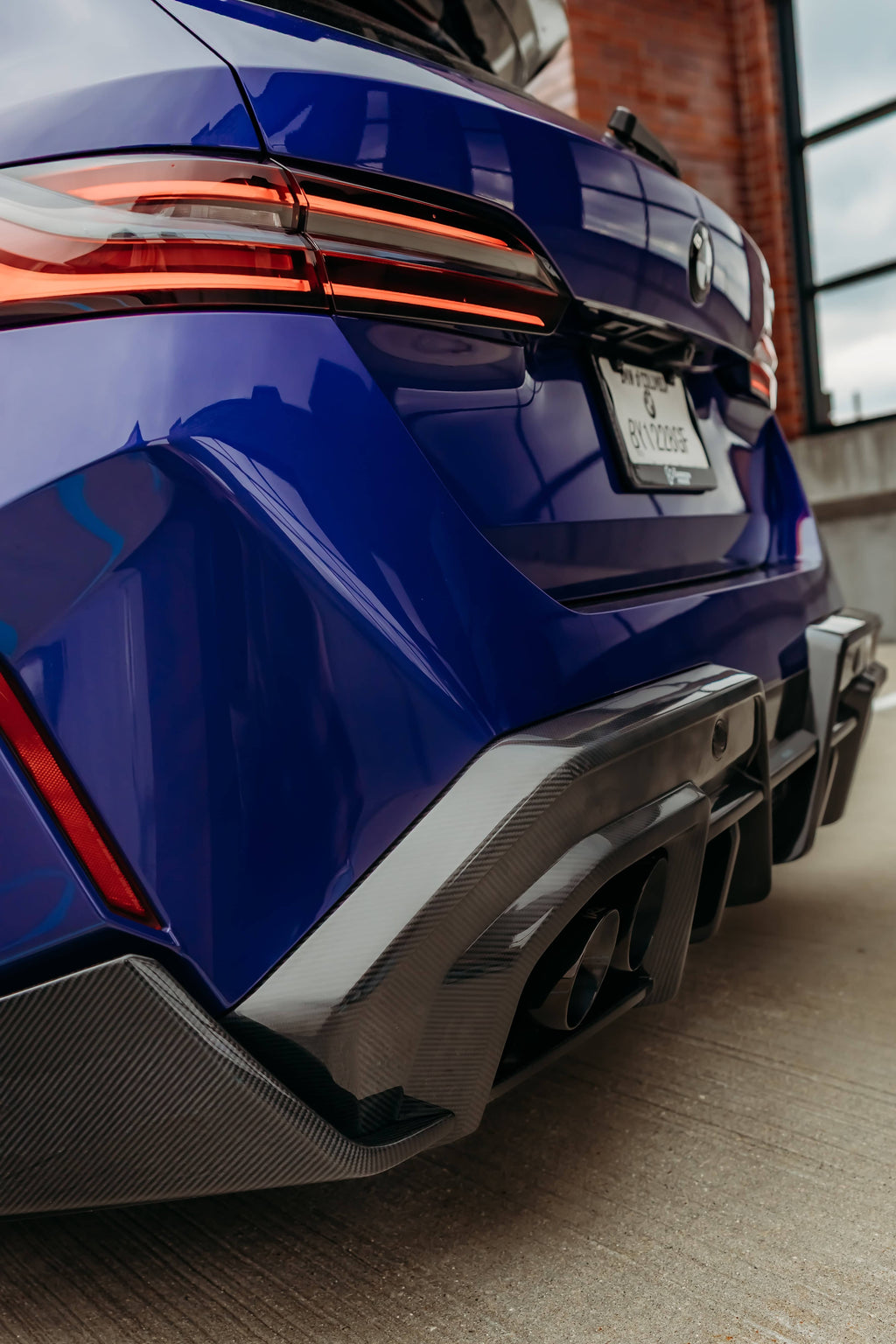 Kies-Motorsports NWCarbon Haus G90 M5 SQ-B Dry Carbon Fiber Rear Diffuser