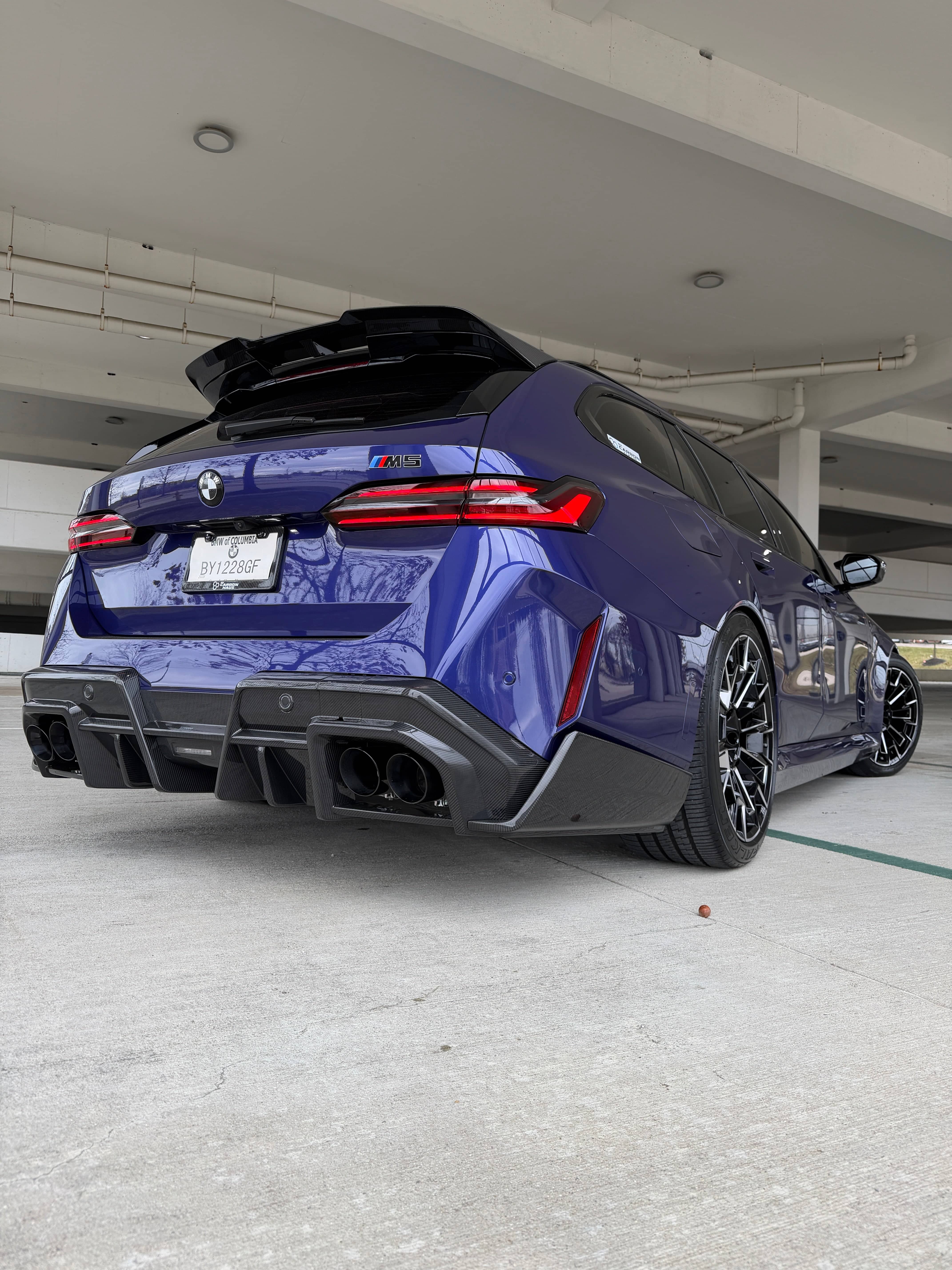 Kies-Motorsports NWCarbon Haus G90 M5 SQ-B Dry Carbon Fiber Rear Diffuser