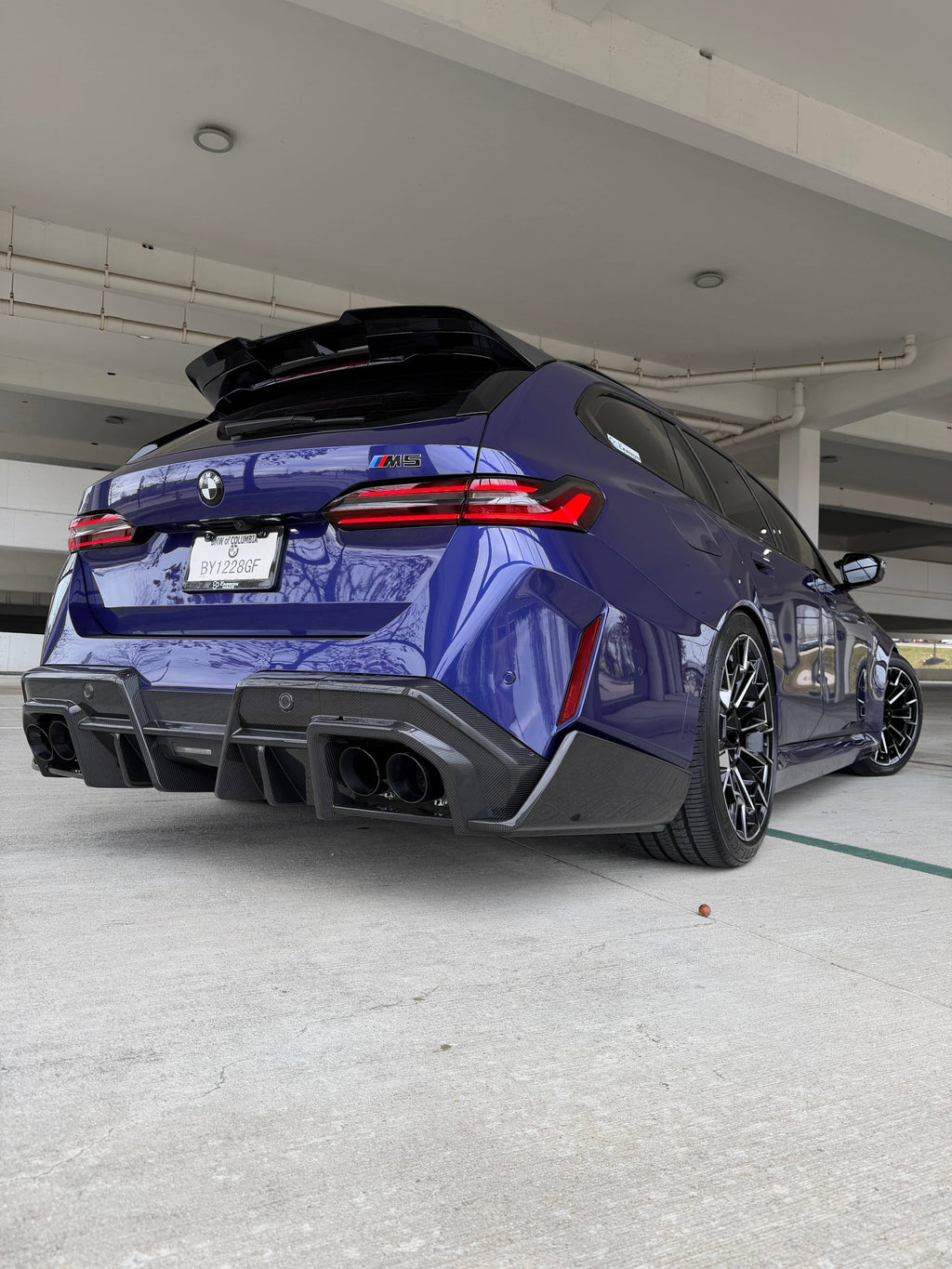 Kies-Motorsports NWCarbon Haus G90 M5 SQ-B Dry Carbon Fiber Rear Diffuser
