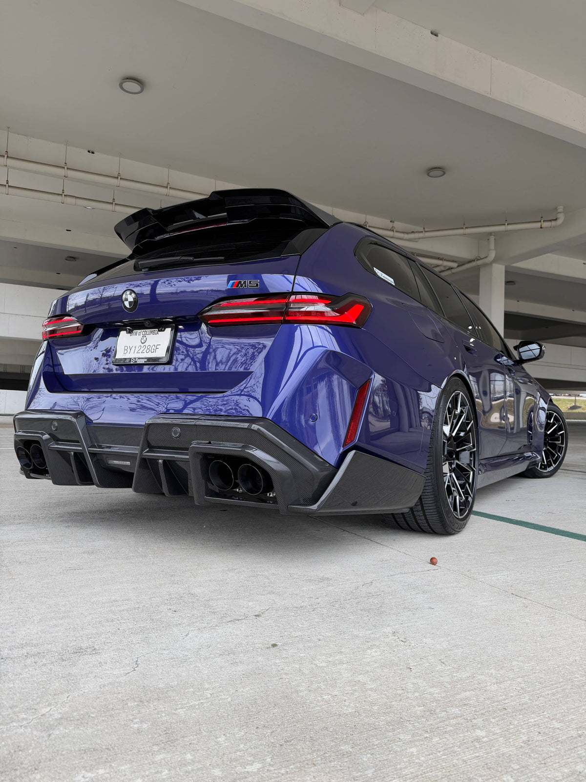 Kies-Motorsports NWCarbon Haus G90 M5 SQ-B Dry Carbon Fiber Rear Diffuser