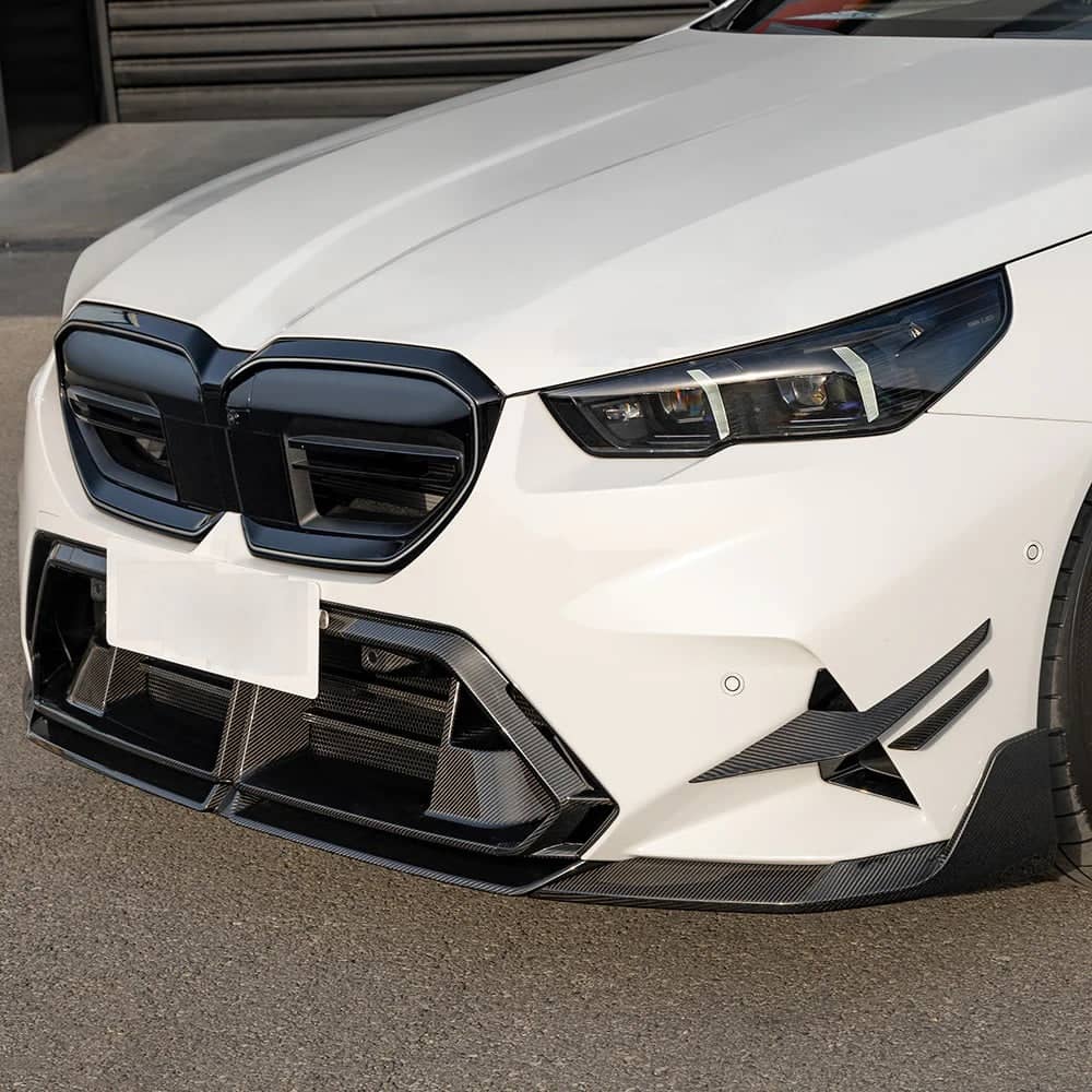 Kies-Motorsports NWCarbon Haus G90 M5 SQ-B Style Dry Carbon Fiber Front Lip