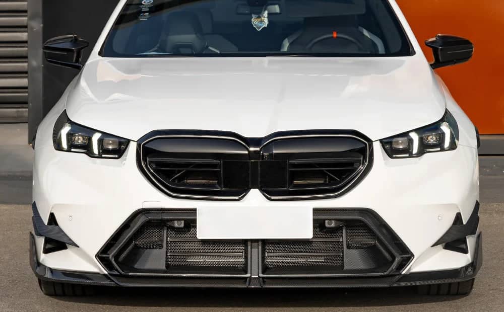 Kies-Motorsports NWCarbon Haus G90 M5 SQ-B Style Dry Carbon Fiber Front Lip