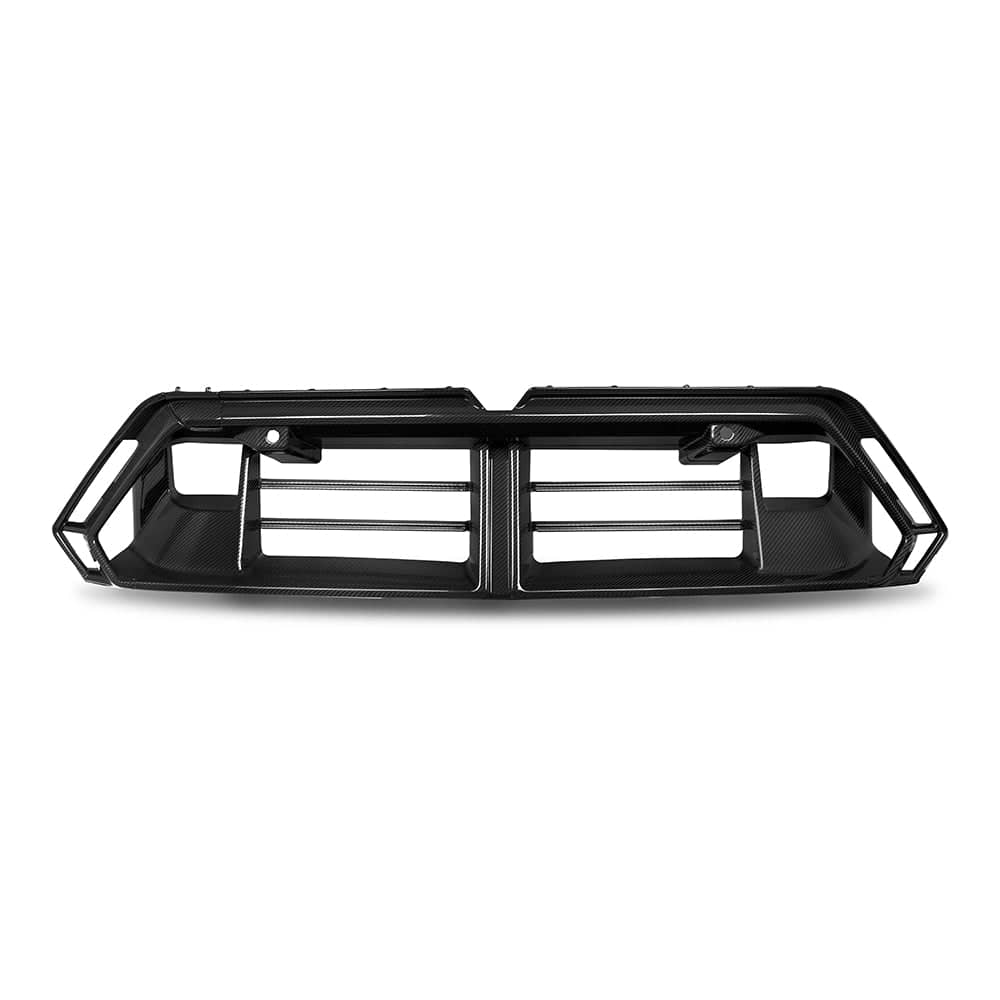Kies-Motorsports NWCarbon Haus G90 M5 SQ Style dry Carbon Fiber Front Bumper Center Trim