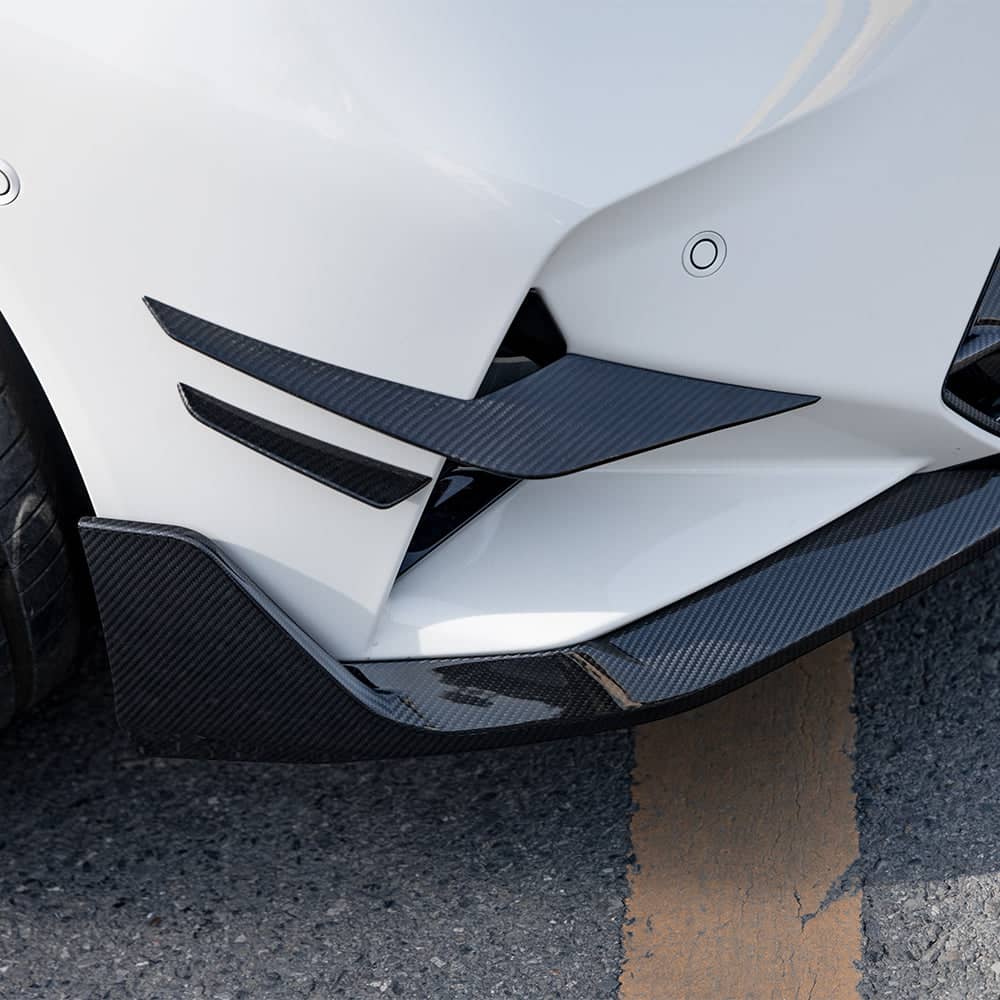 Kies-Motorsports NWCarbon Haus G90 M5 SQ Style Dry Carbon Fiber Front Canards