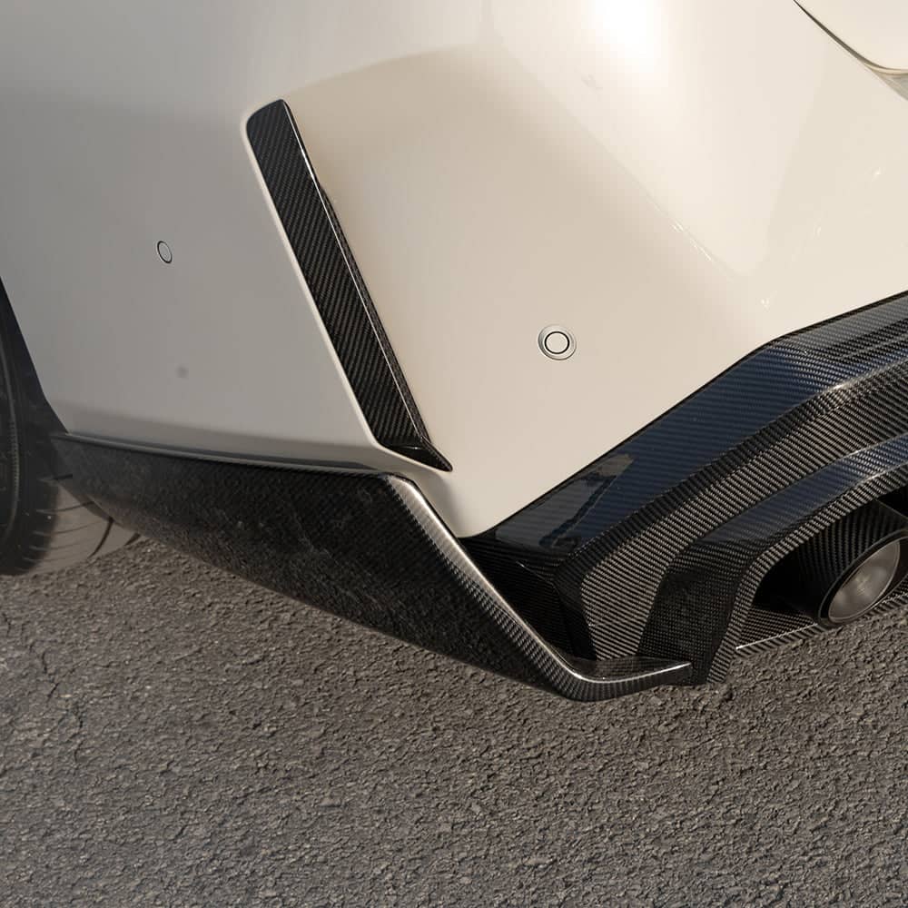Kies-Motorsports NWCarbon Haus G90 M5 SQ Style Dry Carbon Fiber Reflective Strips Cover Trim