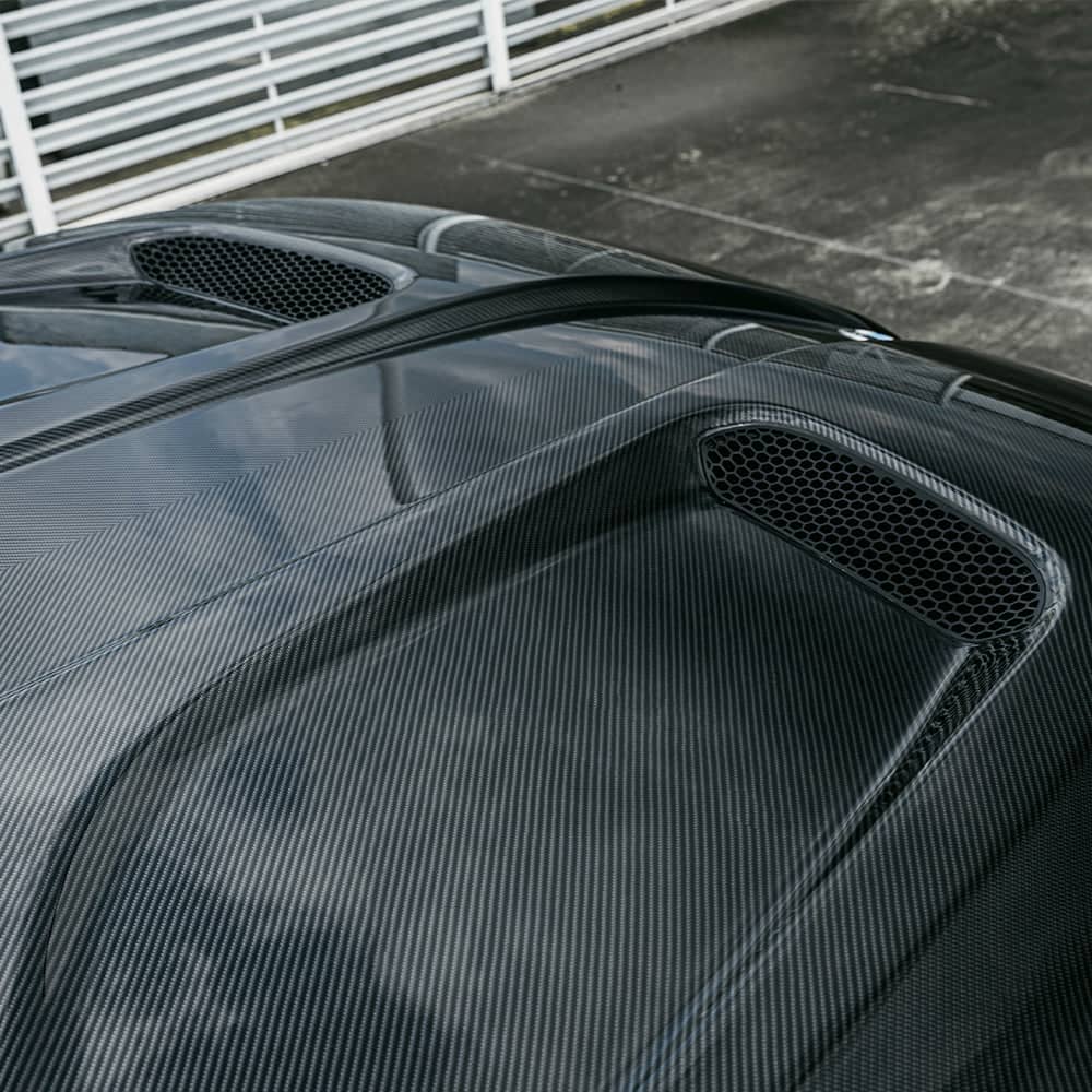 Kies-Motorsports NWCarbon Haus G90 M5 SQ Style Dry Carbon Fiber Vented Hood