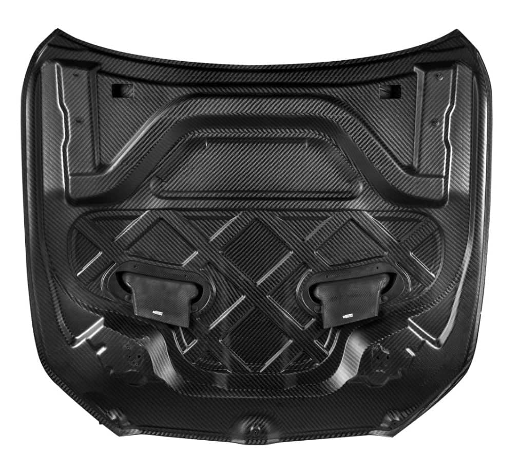 Kies-Motorsports NWCarbon Haus G90 M5 SQ Style Dry Carbon Fiber Vented Hood Inlet and Trim