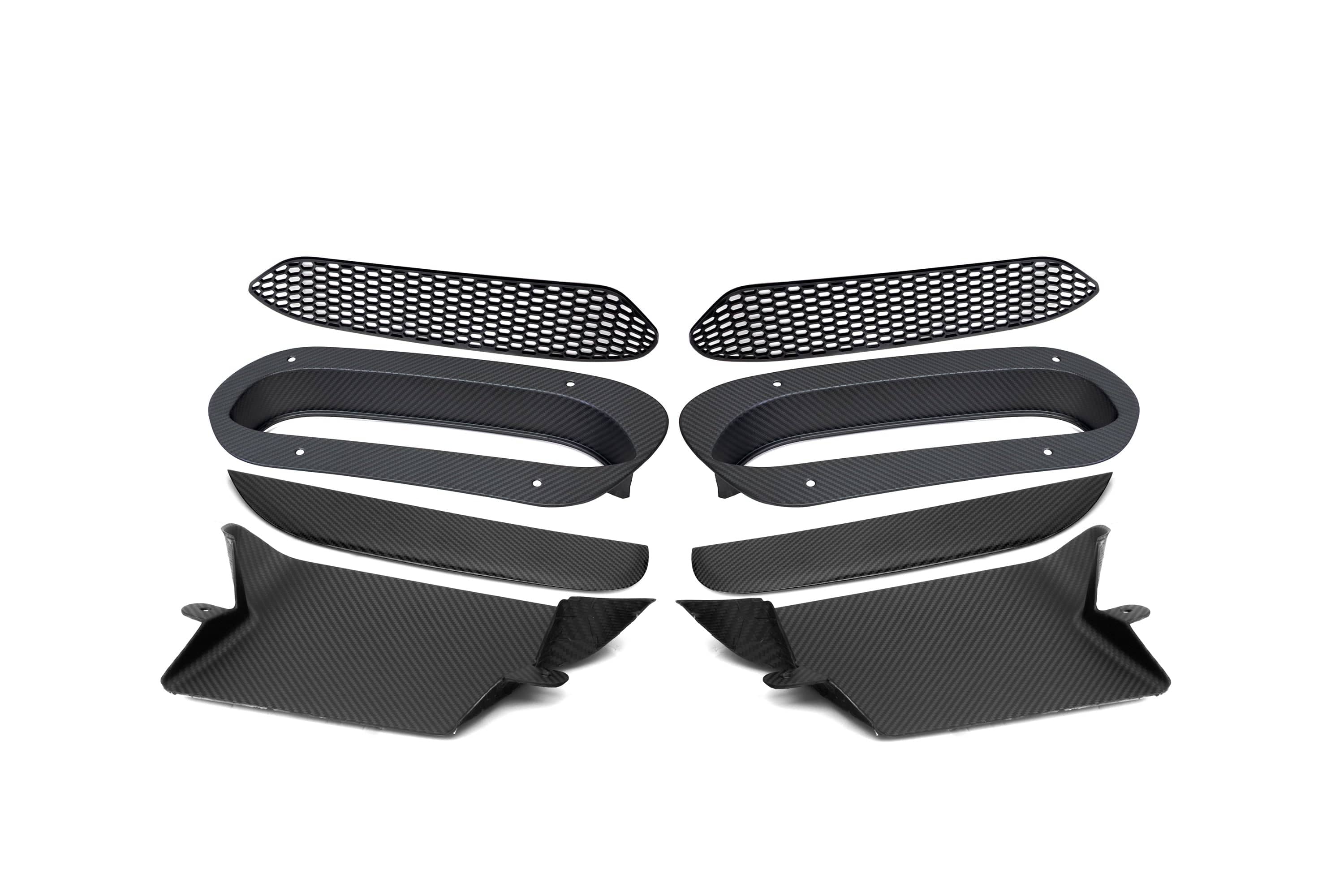 G90 M5 SQ Style Dry Carbon Fiber Vented Hood Inlet and Trim – Kies ...