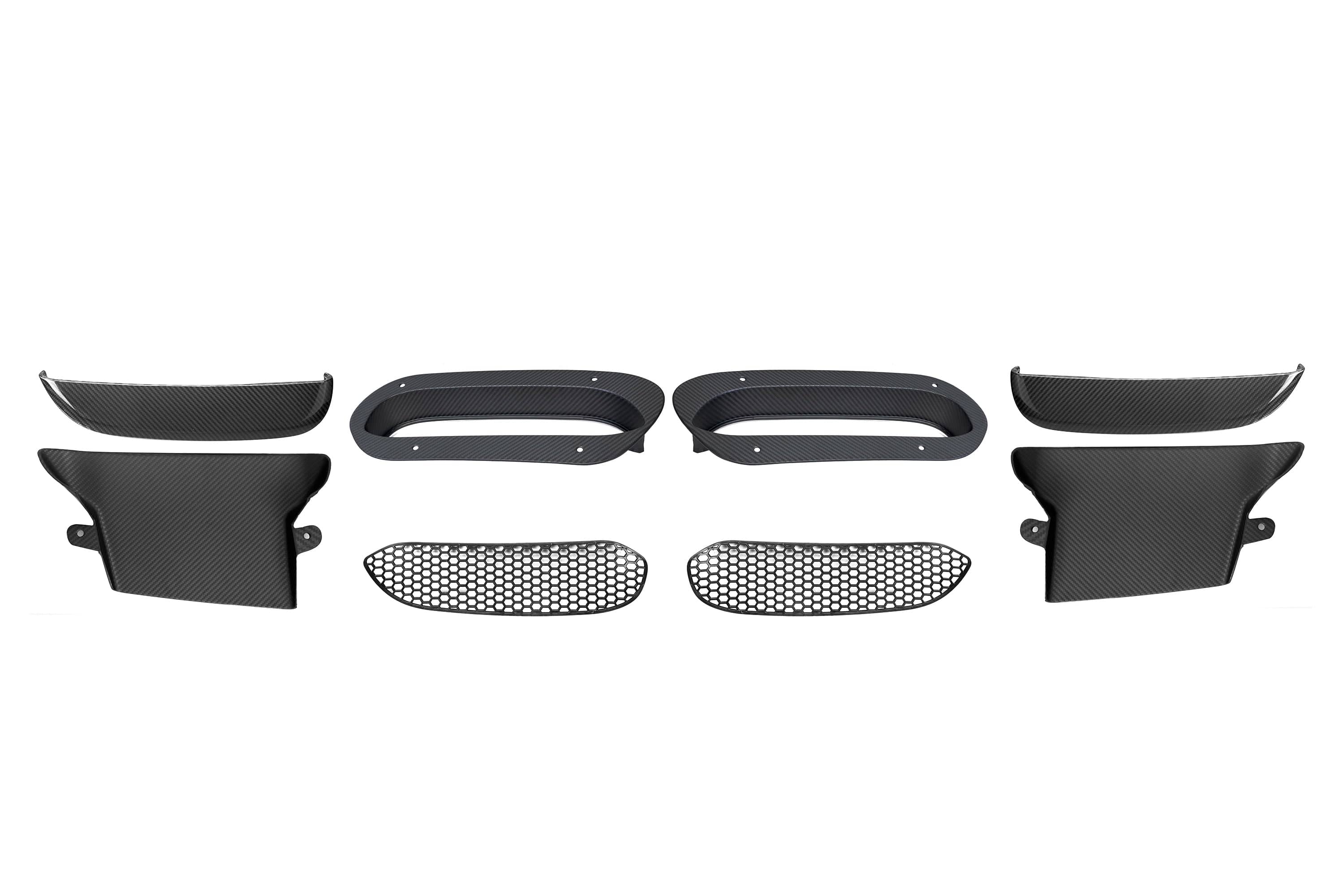 G90 M5 SQ Style Dry Carbon Fiber Vented Hood Inlet and Trim – Kies ...