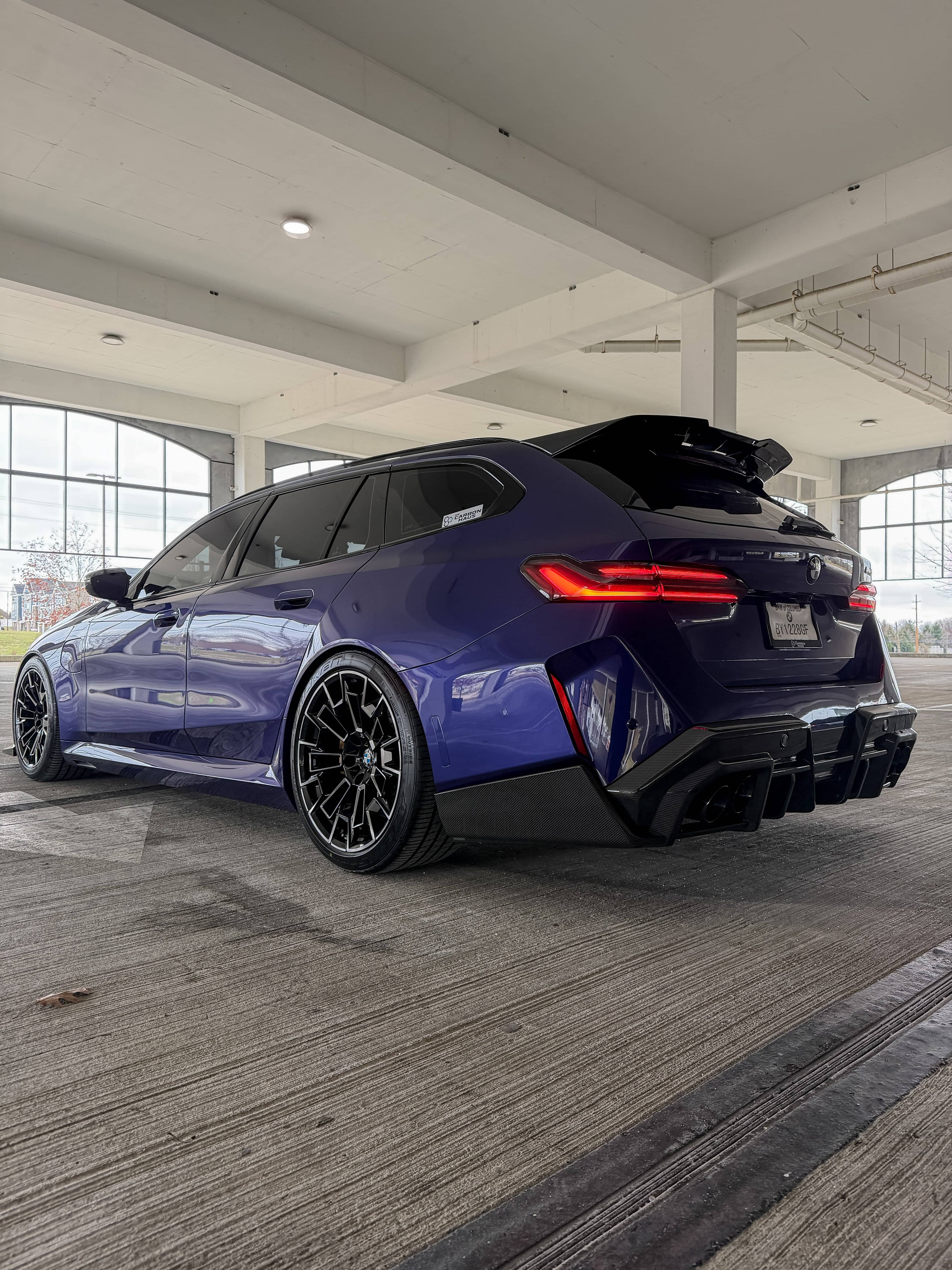 Kies-Motorsports NWCarbon Haus G99 M5 SQ Style Dry Carbon Fiber Roof Spoiler
