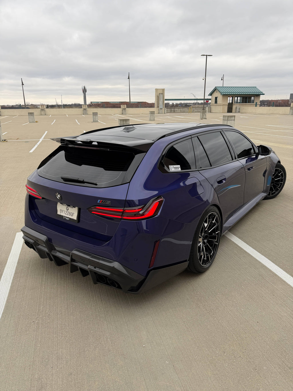 Kies-Motorsports NWCarbon Haus G99 M5 SQ Style Dry Carbon Fiber Roof Spoiler