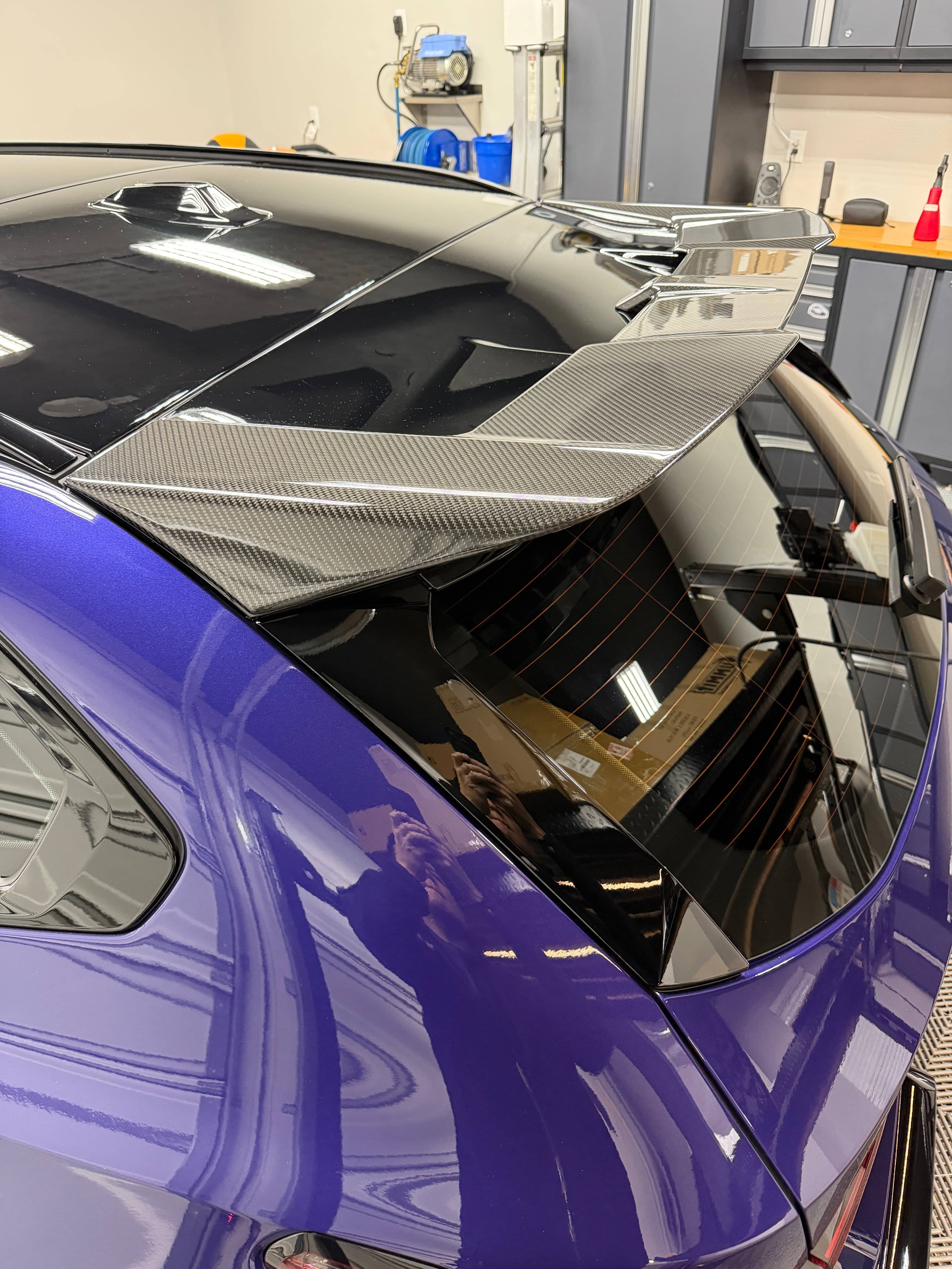 Kies-Motorsports NWCarbon Haus G99 M5 SQ Style Dry Carbon Fiber Roof Spoiler