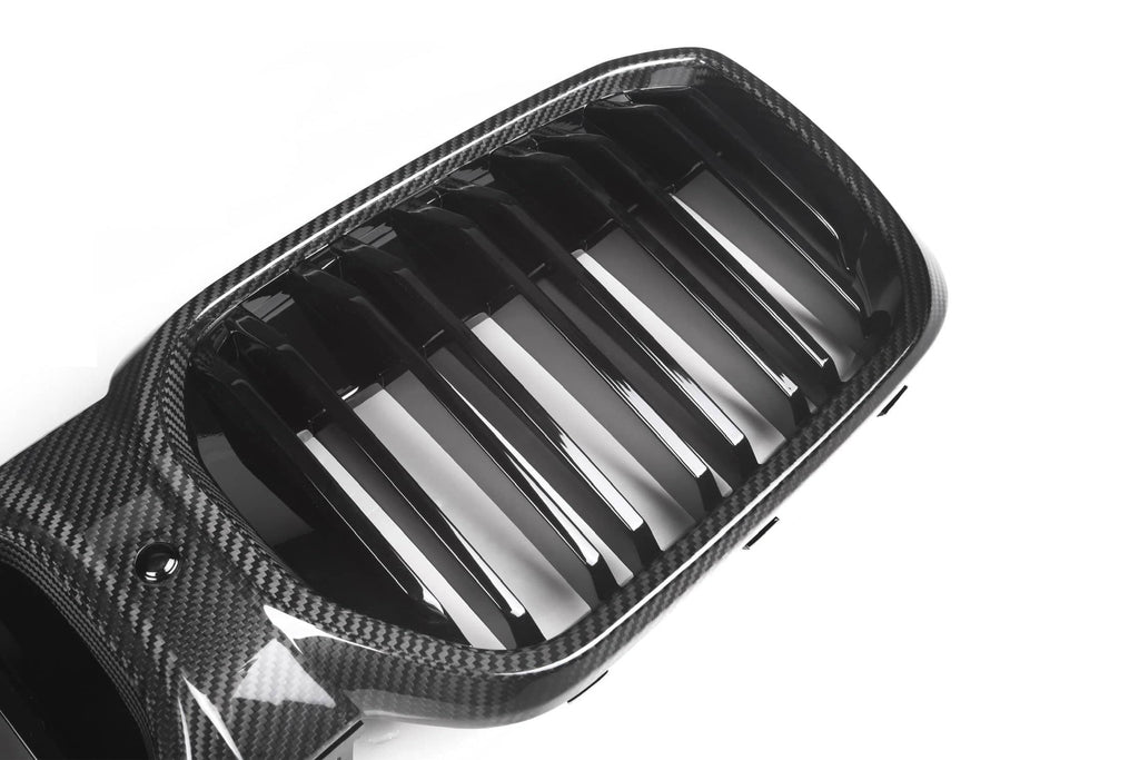 Kies-Motorsports NWCarbon Haus IX3 G08 BEV Double Slat Dry Carbon Fiber Grill