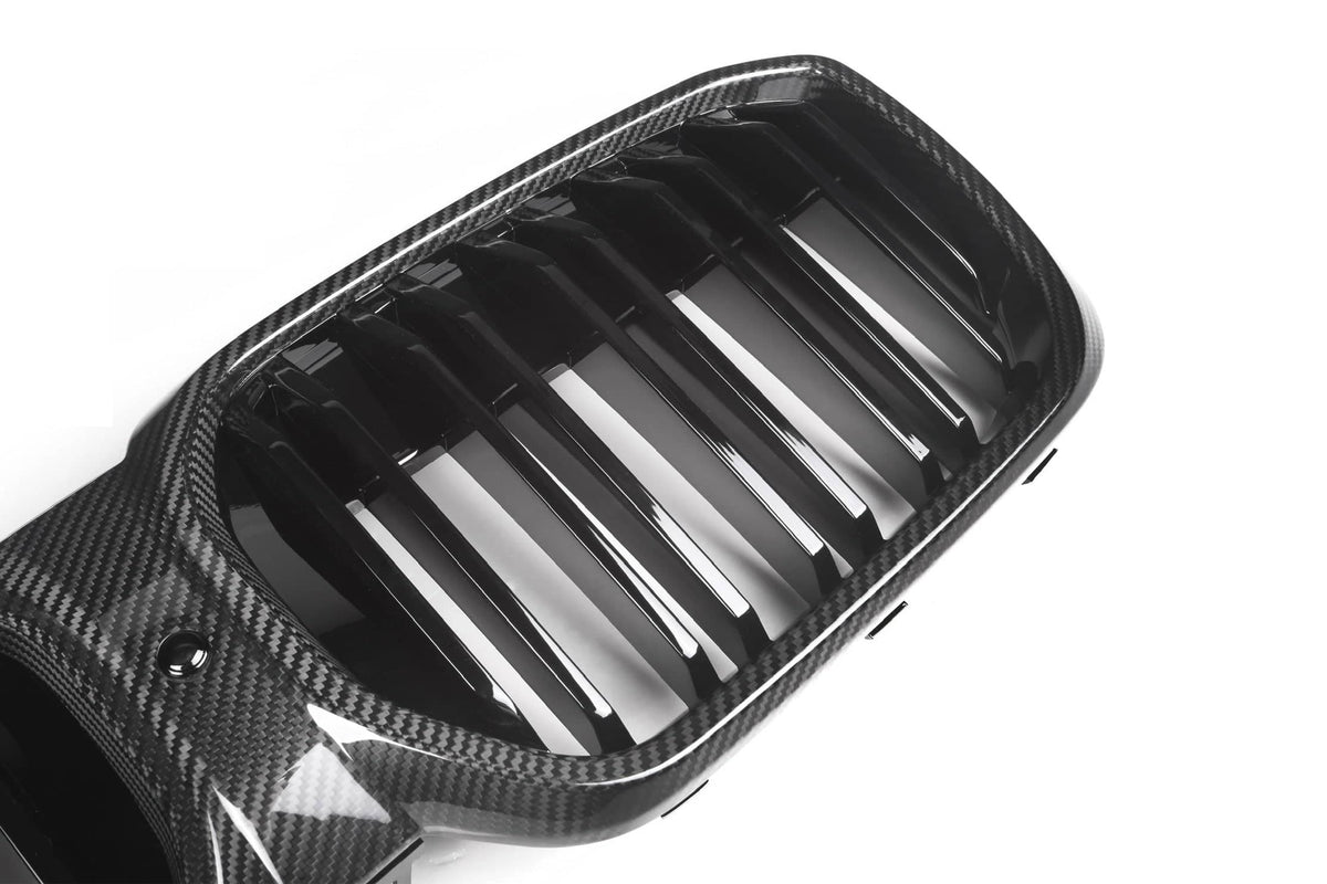 Kies-Motorsports NWCarbon Haus IX3 G08 BEV Double Slat Dry Carbon Fiber Grill