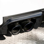 Kies-Motorsports NWCarbon Haus M2 G87 SQ-C Style Dry Carbon Fiber Rear Diffuser With Brake Light