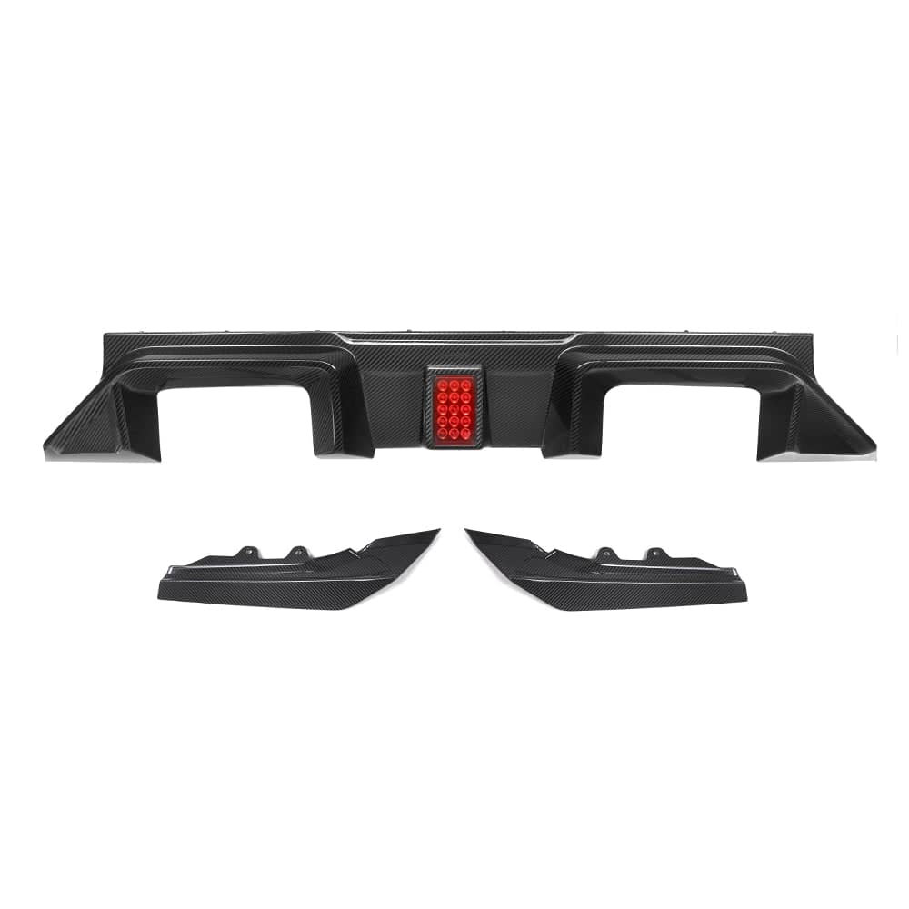 Kies-Motorsports NWCarbon Haus M2 G87 SQ-C Style Dry Carbon Fiber Rear Diffuser With Brake Light Main image
