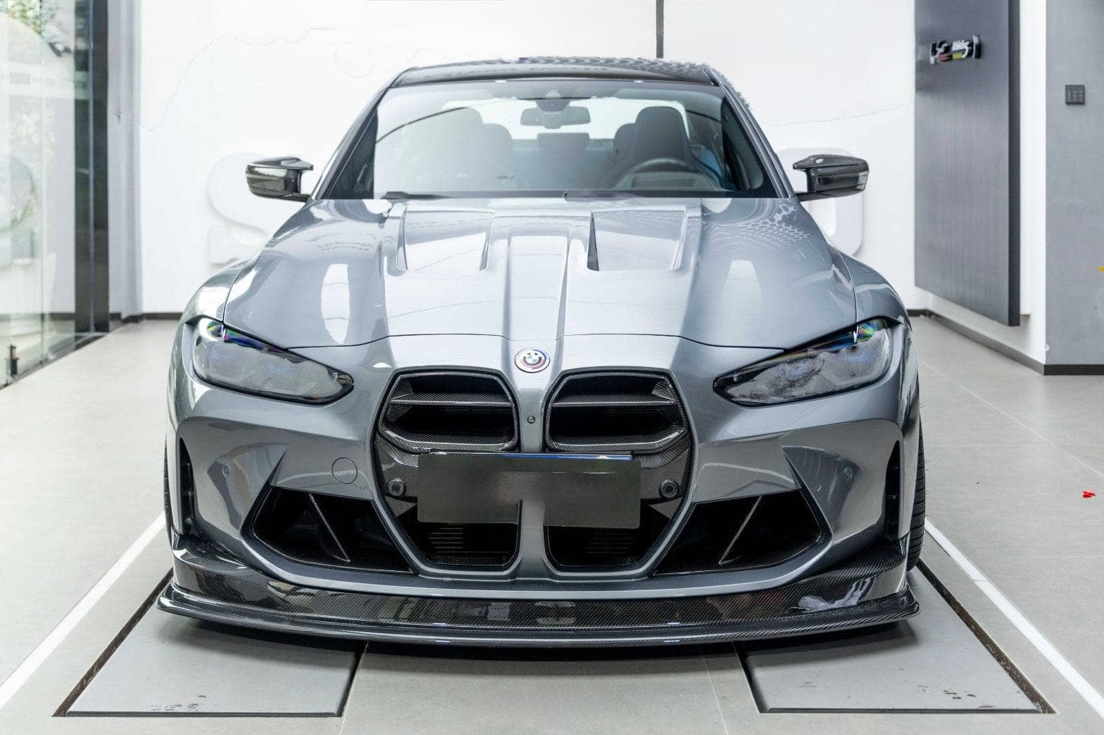 M3/M4 G8X NW1 Style Dry Carbon Fiber Front Lip Secondary image