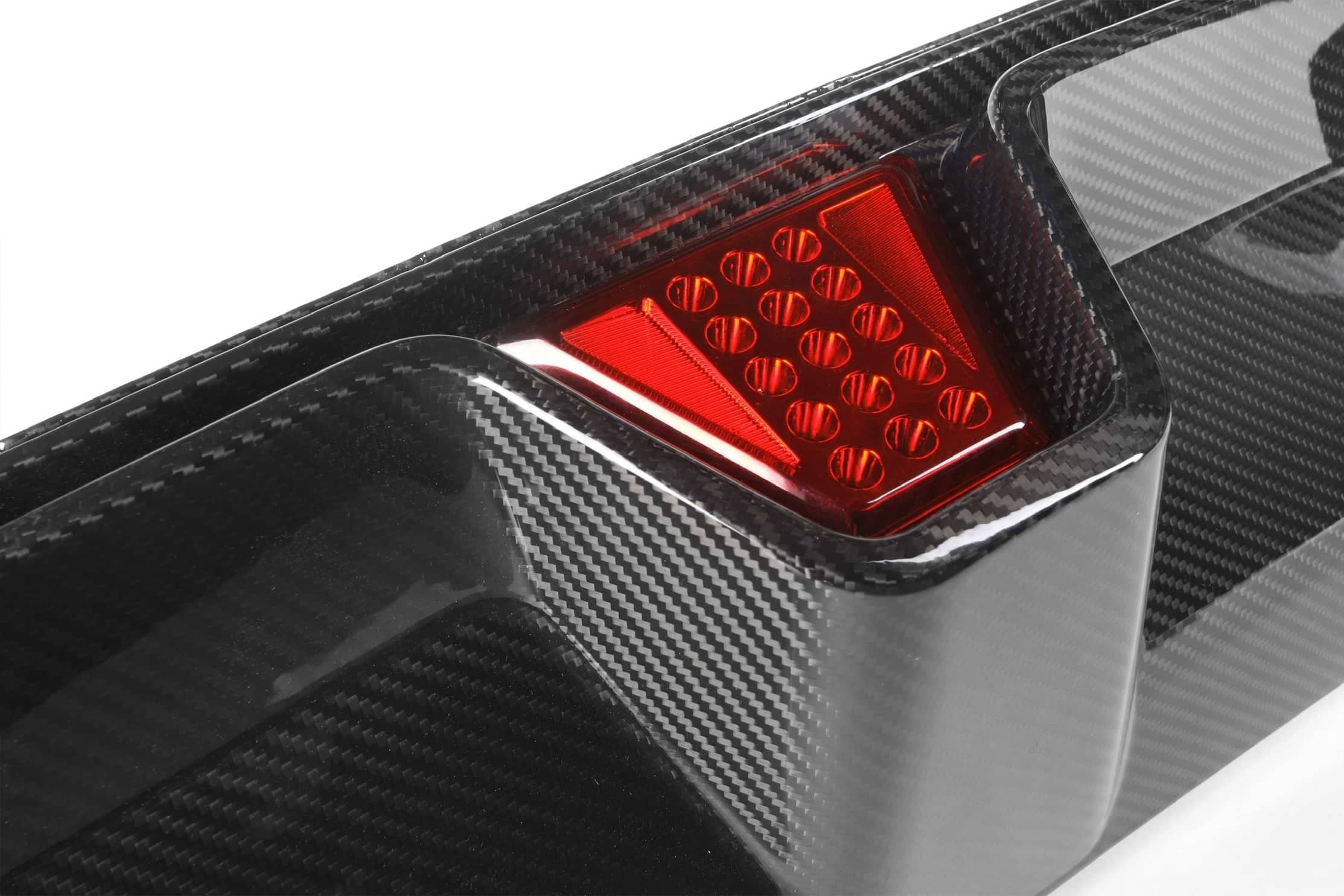 Kies-Motorsports NWCarbon Haus M5 F90 LCI CS Style Dry Carbon Fiber Diffuser With Light