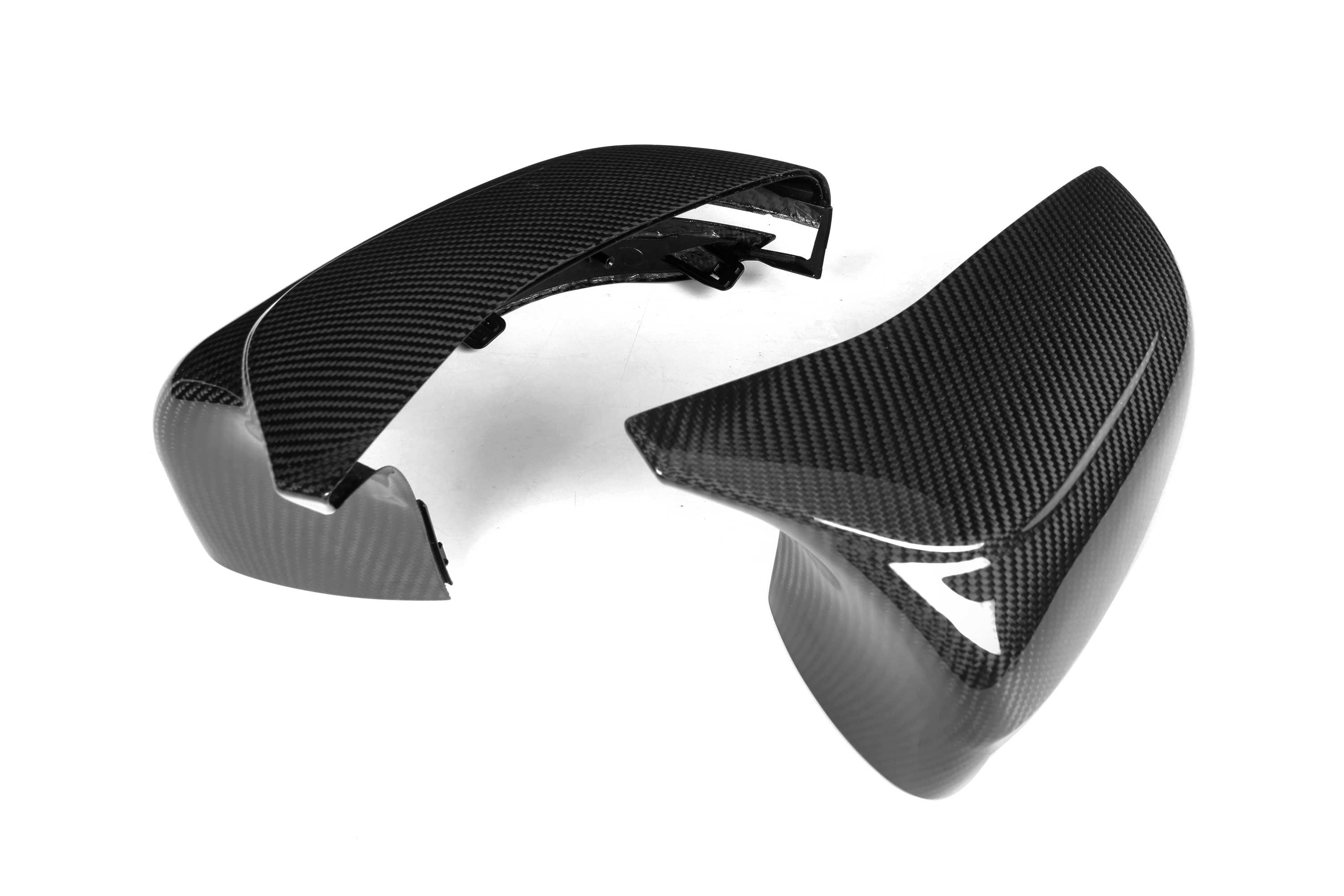 Kies-Motorsports NWCarbon Haus M5 F90 OEM Style Dry Carbon Fiber Mirror Cover LHD