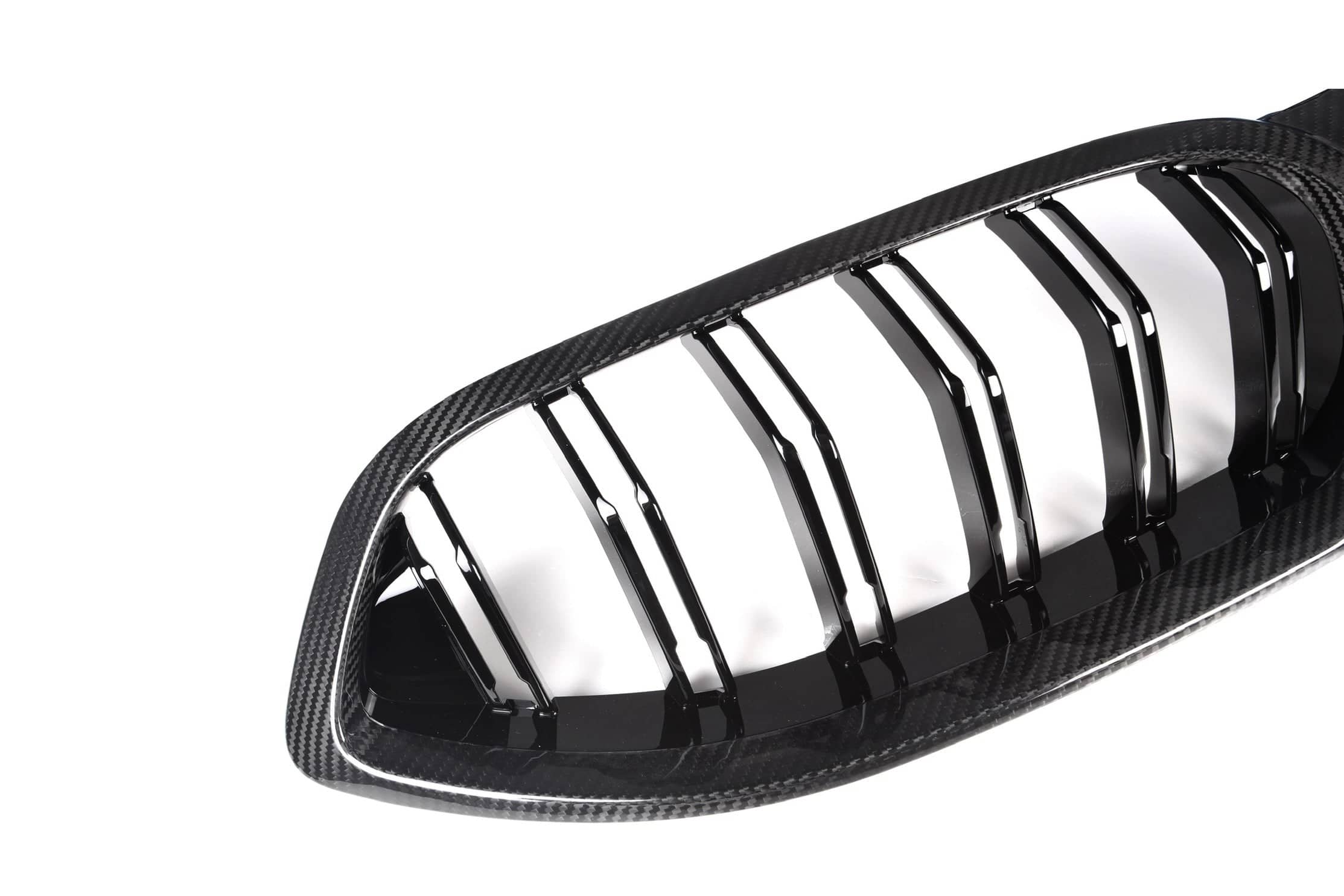 Kies-Motorsports NWCarbon Haus M8 F91/F92/F93 Double Slat Dry Carbon Fiber Grill
