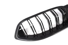 Kies-Motorsports NWCarbon Haus M8 F91/F92/F93 Double Slat Dry Carbon Fiber Grill