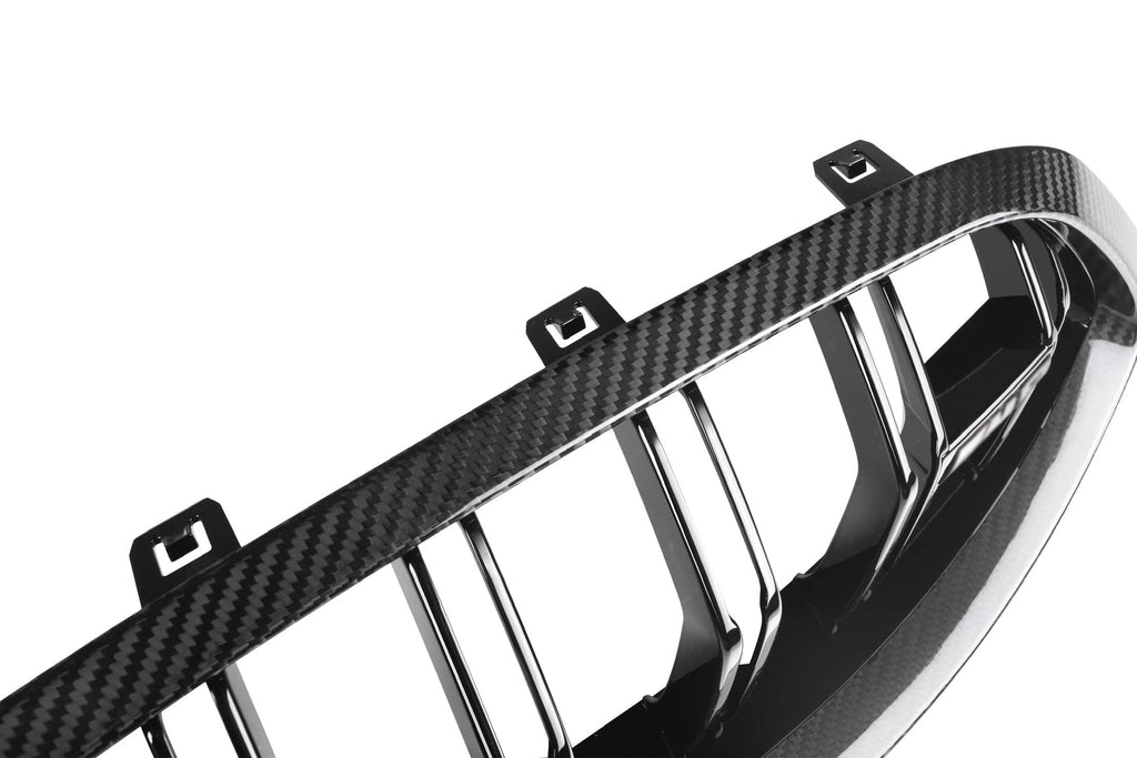 Kies-Motorsports NWCarbon Haus M8 F91/F92/F93 Double Slat Dry Carbon Fiber Grill