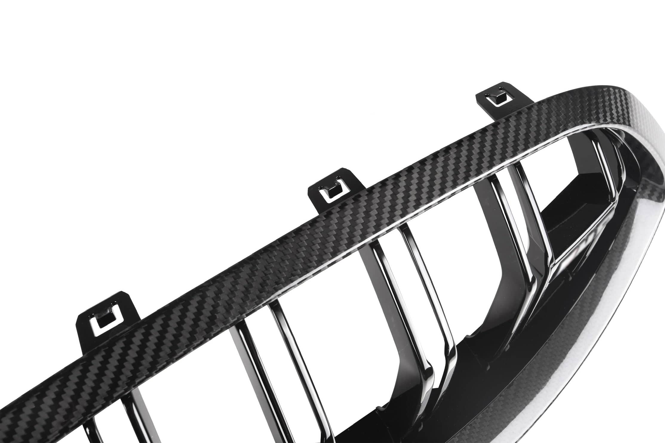 Kies-Motorsports NWCarbon Haus M8 F91/F92/F93 Double Slat Dry Carbon Fiber Grill