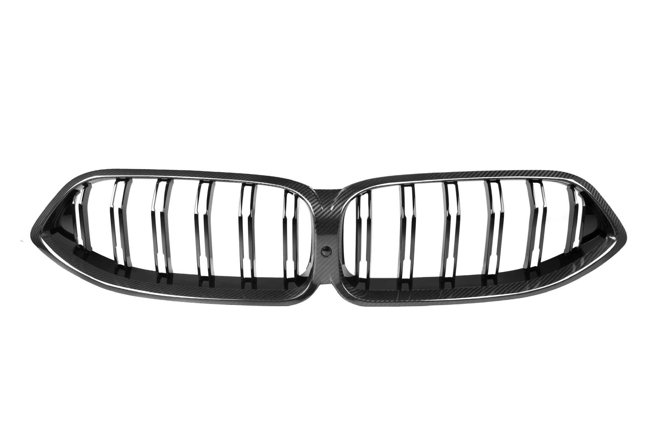 Kies-Motorsports NWCarbon Haus M8 F91/F92/F93 Double Slat Dry Carbon Fiber Grill Main image