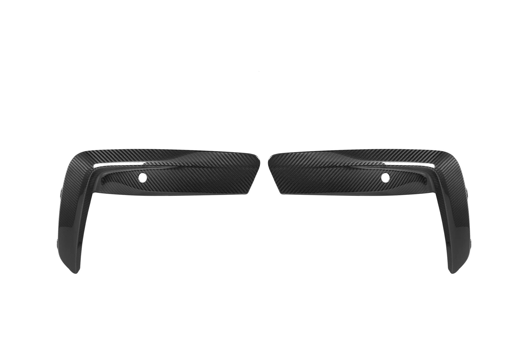 Kies-Motorsports NWCarbon Haus M8 F91 OEM Style Dry Carbon Fiber Front Bumper Trim Main image