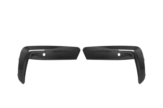 Kies-Motorsports NWCarbon Haus M8 F91 OEM Style Dry Carbon Fiber Front Bumper Trim