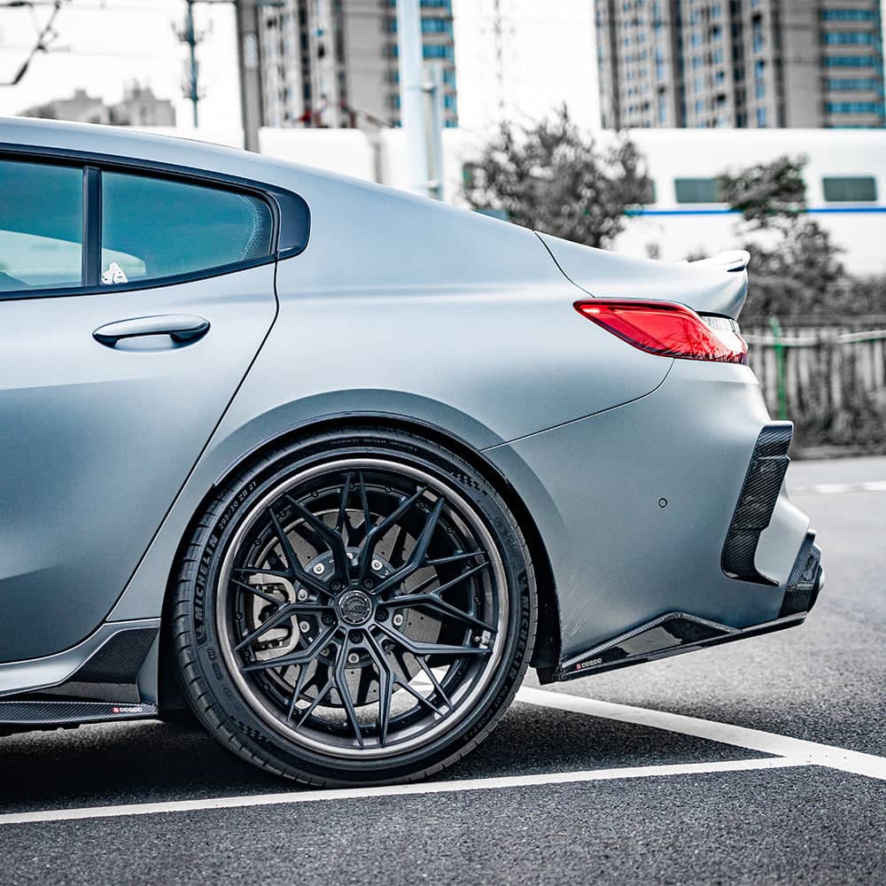 Kies-Motorsports NWCarbon Haus M8 Gran Coupe F93 SQ Style Dry Carbon Fiber Rear Vent Trim