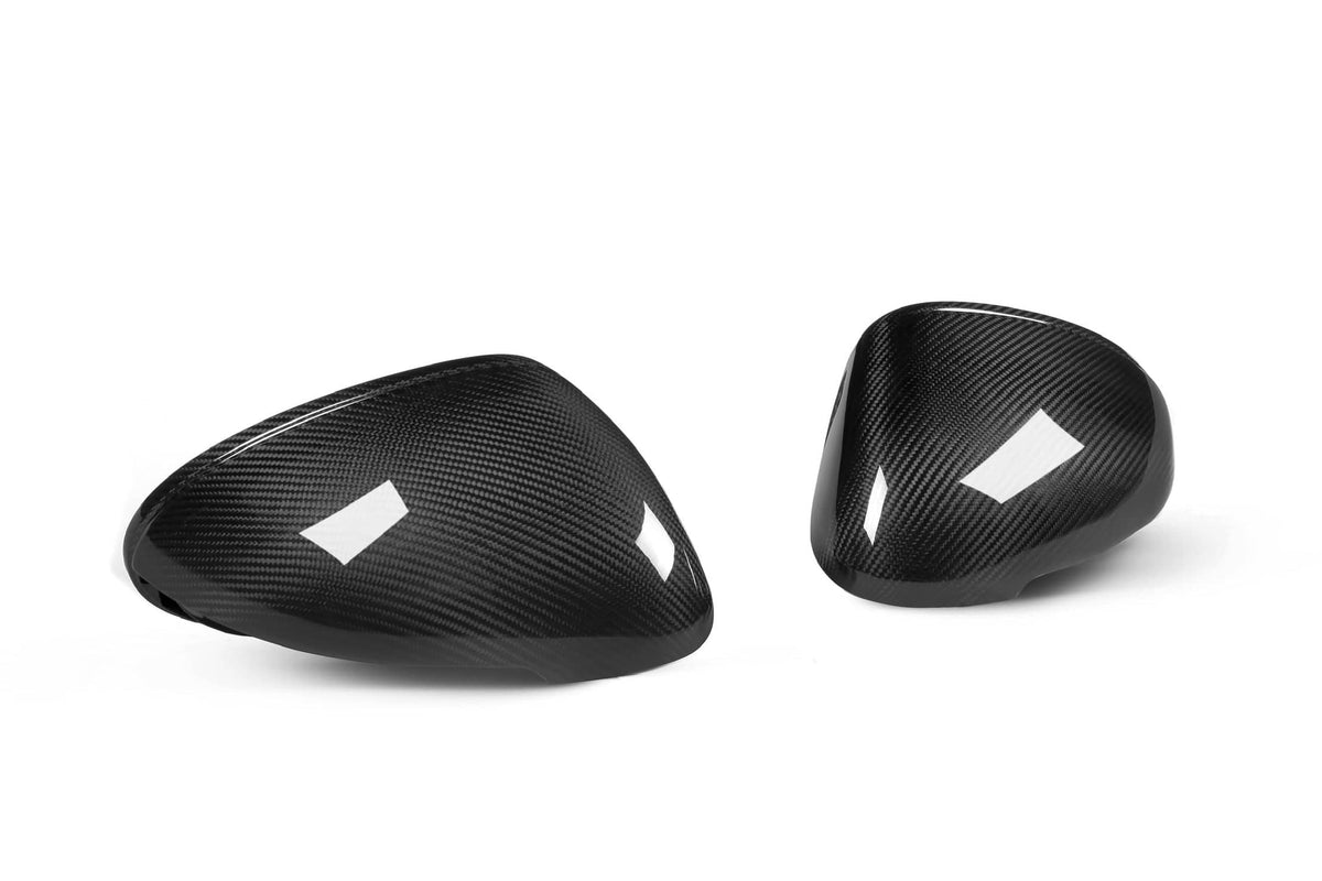 Kies-Motorsports NWCarbon Haus Macan 95B OEM Style Dry Carbon Fiber Mirror Cap With or Without  Lane Assist