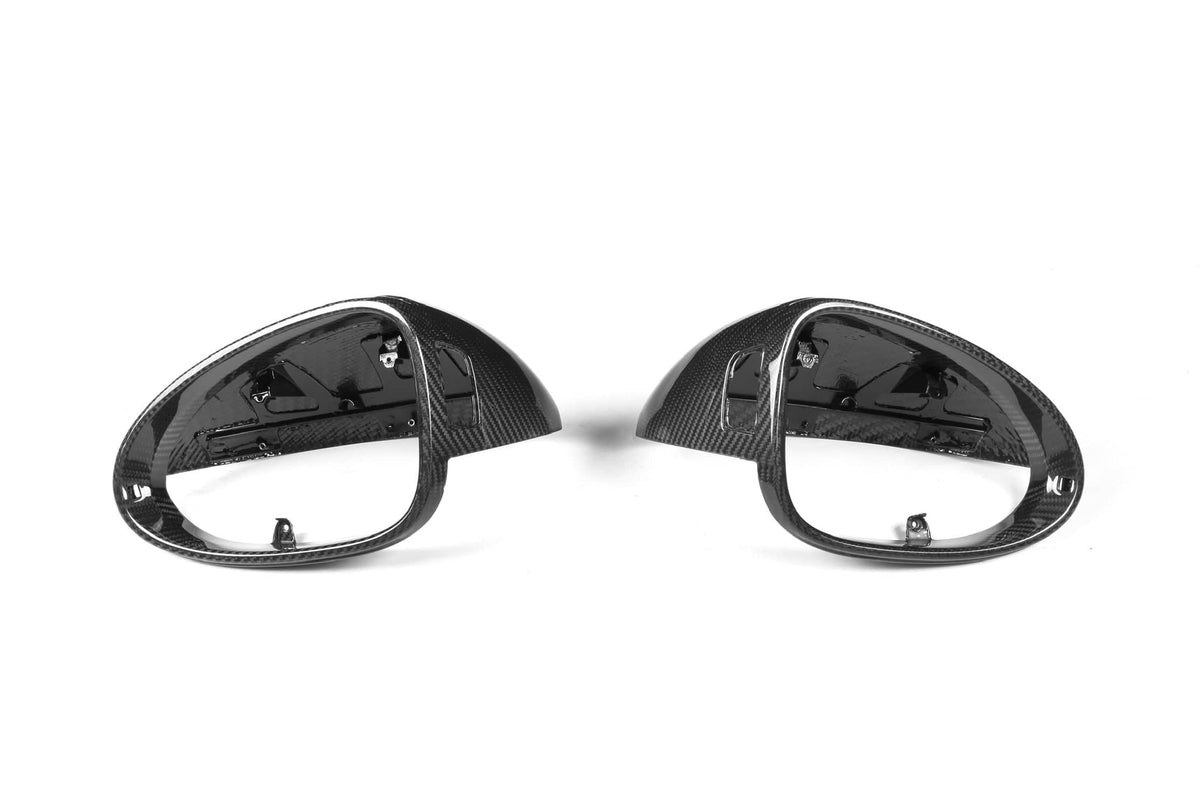 Kies-Motorsports NWCarbon Haus Macan 95B OEM Style Dry Carbon Fiber Mirror Cap With or Without  Lane Assist