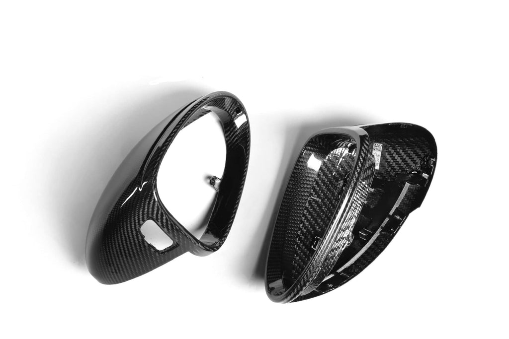 Kies-Motorsports NWCarbon Haus Macan 95B OEM Style Dry Carbon Fiber Mirror Cap With or Without  Lane Assist