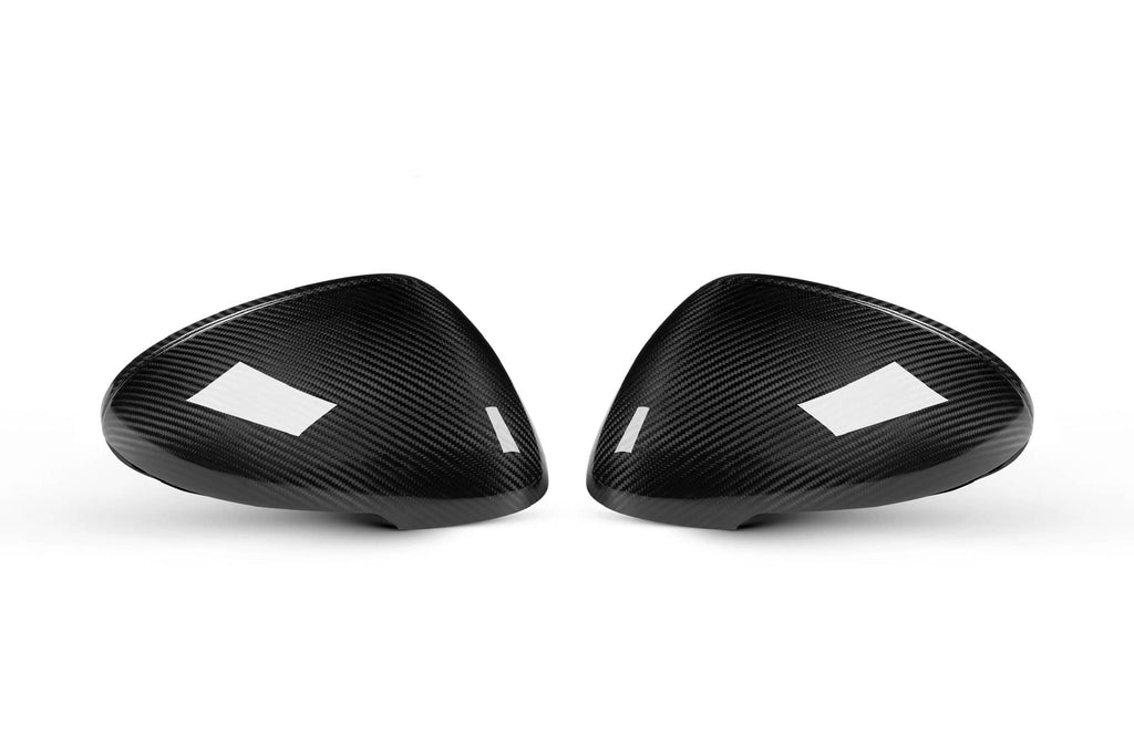 Kies-Motorsports NWCarbon Haus Macan 95B OEM Style Dry Carbon Fiber Mirror Cap With or Without  Lane Assist With Assist