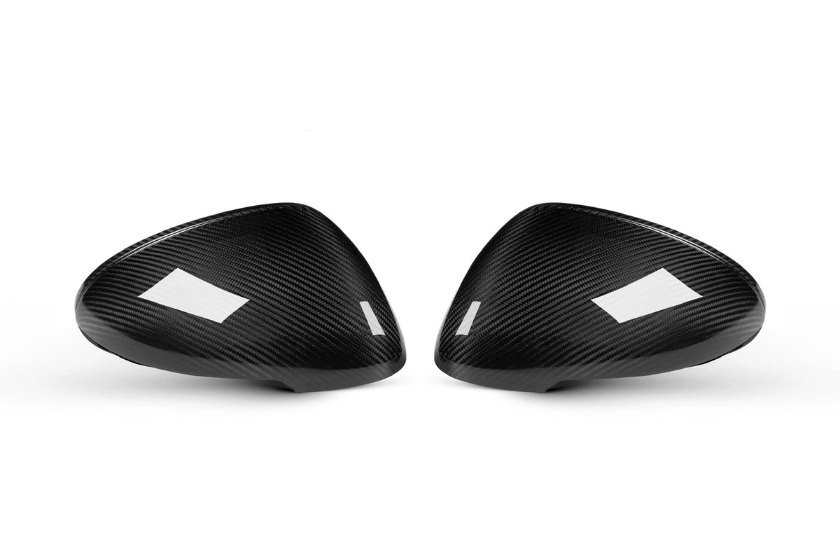 Kies-Motorsports NWCarbon Haus Macan 95B OEM Style Dry Carbon Fiber Mirror Cap With or Without  Lane Assist With Assist