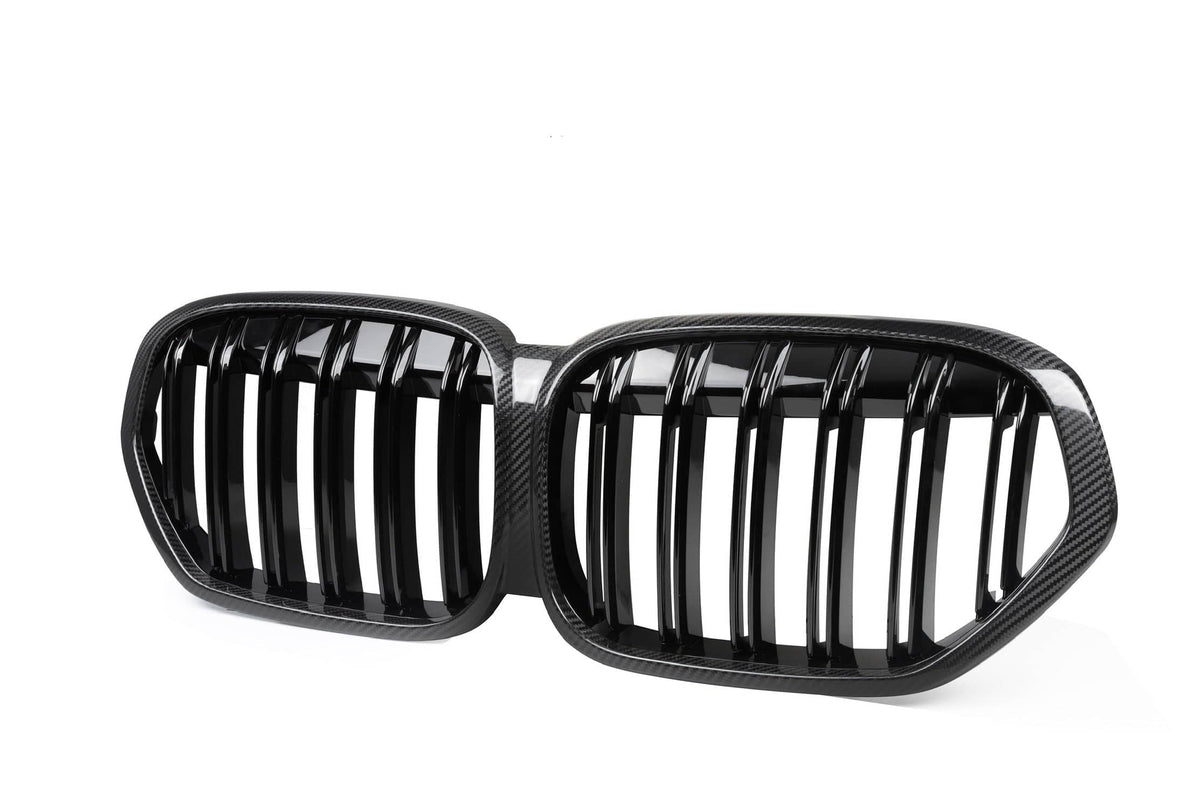 Kies-Motorsports NWCarbon Haus X1 F48/F49 LCI Double Slat Dry Carbon Fiber Grill