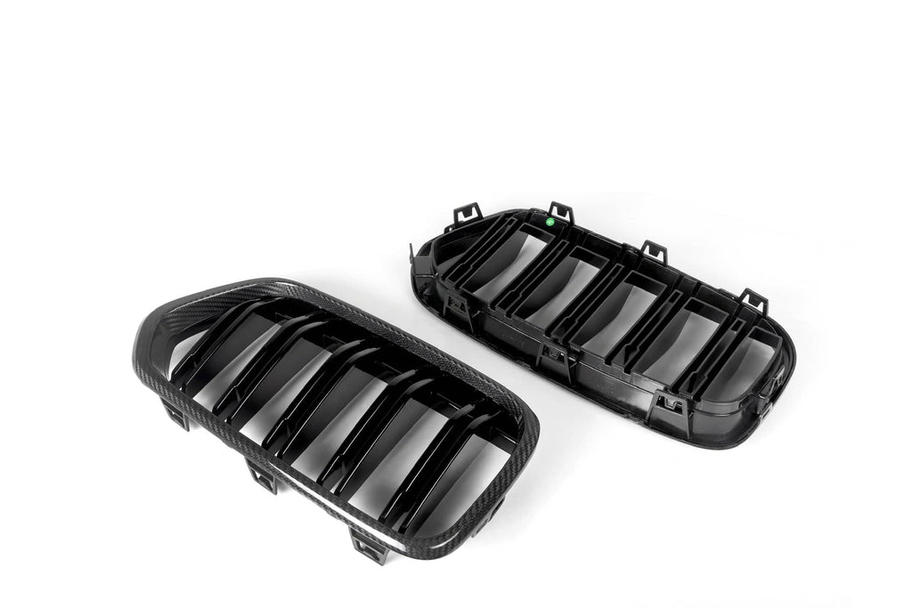 Kies-Motorsports NWCarbon Haus X2 F39 Double Slat Dry Carbon Fiber Grill