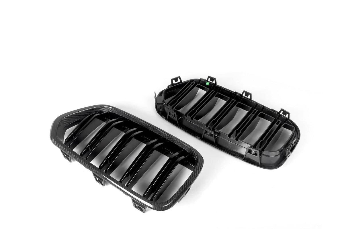 Kies-Motorsports NWCarbon Haus X2 F39 Double Slat Dry Carbon Fiber Grill