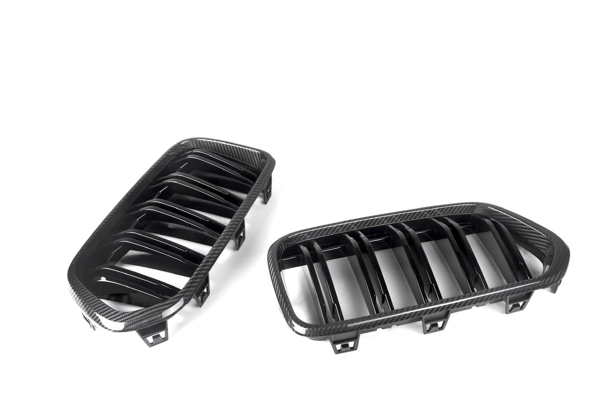 Kies-Motorsports NWCarbon Haus X2 F39 Double Slat Dry Carbon Fiber Grill