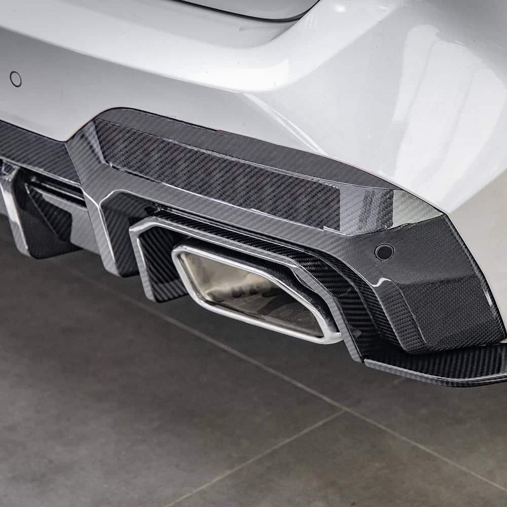 Kies-Motorsports NWCarbon Haus X3 G01 LCI SQ Style Dry Carbon Fiber Diffuser