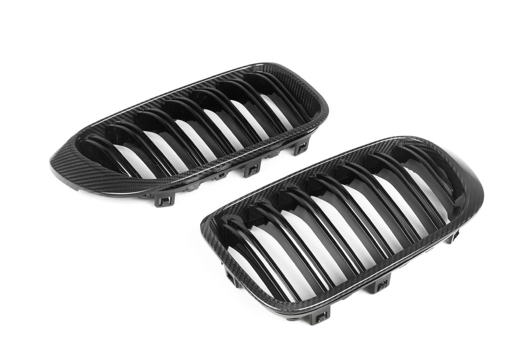 Kies-Motorsports NWCarbon Haus X3/X4 F25/F26 LCI Double Slat Dry Carbon Fiber Grill