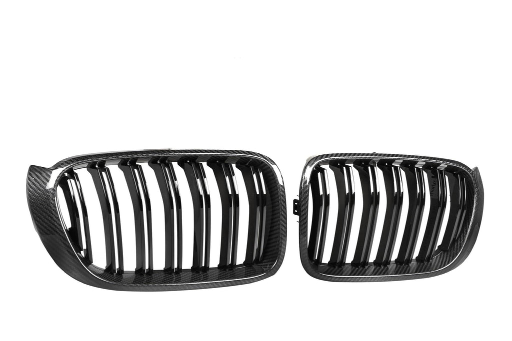 Kies-Motorsports NWCarbon Haus X3/X4 F25/F26 LCI Double Slat Dry Carbon Fiber Grill