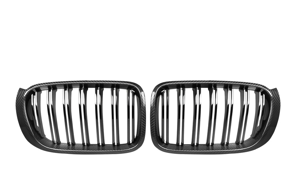 Kies-Motorsports NWCarbon Haus X3/X4 F25/F26 LCI Double Slat Dry Carbon Fiber Grill